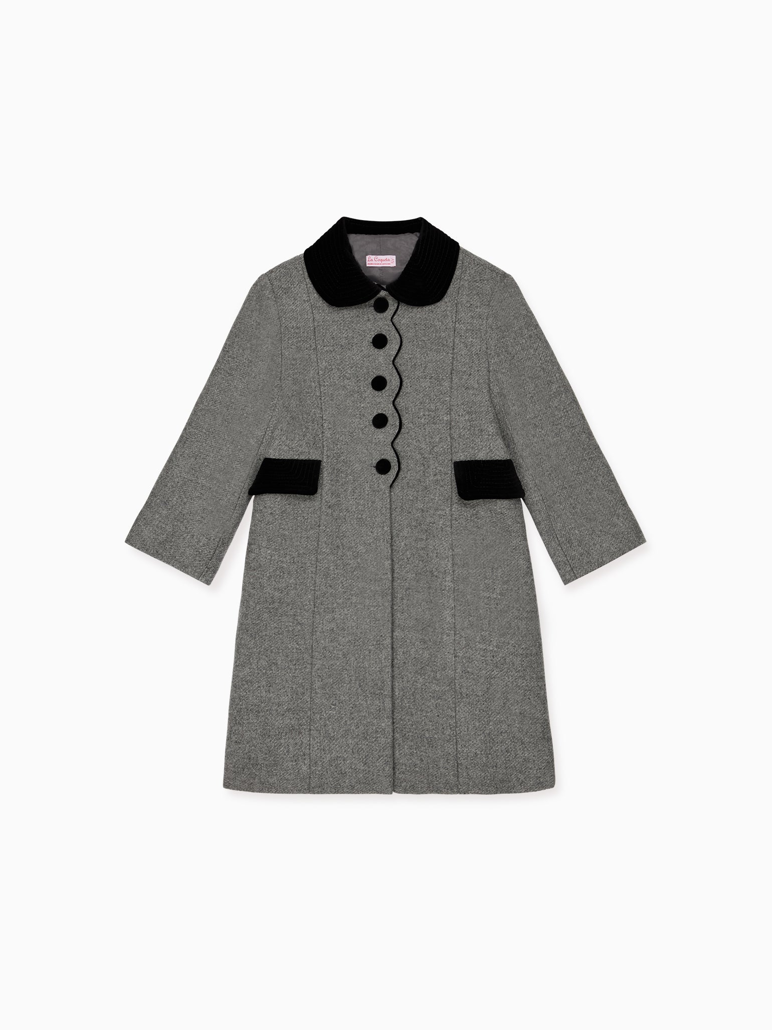 Girls shops grey school coat