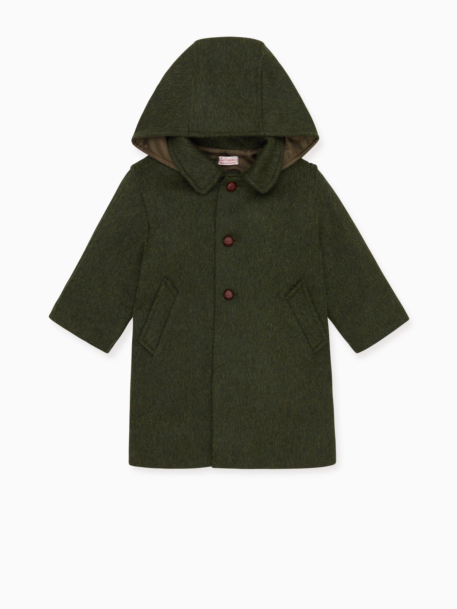 Kids green coat best sale