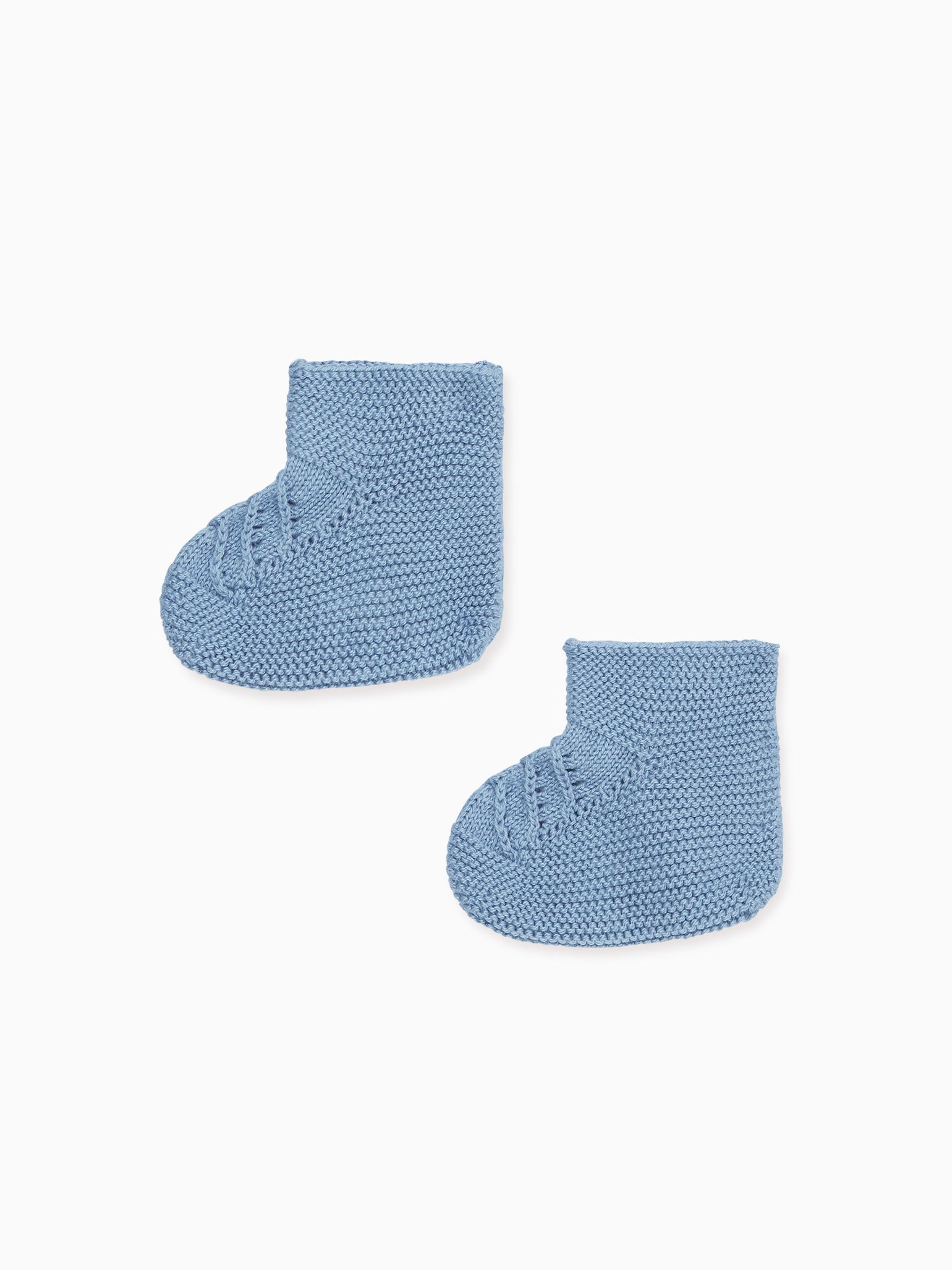 Dusty shop blue booties