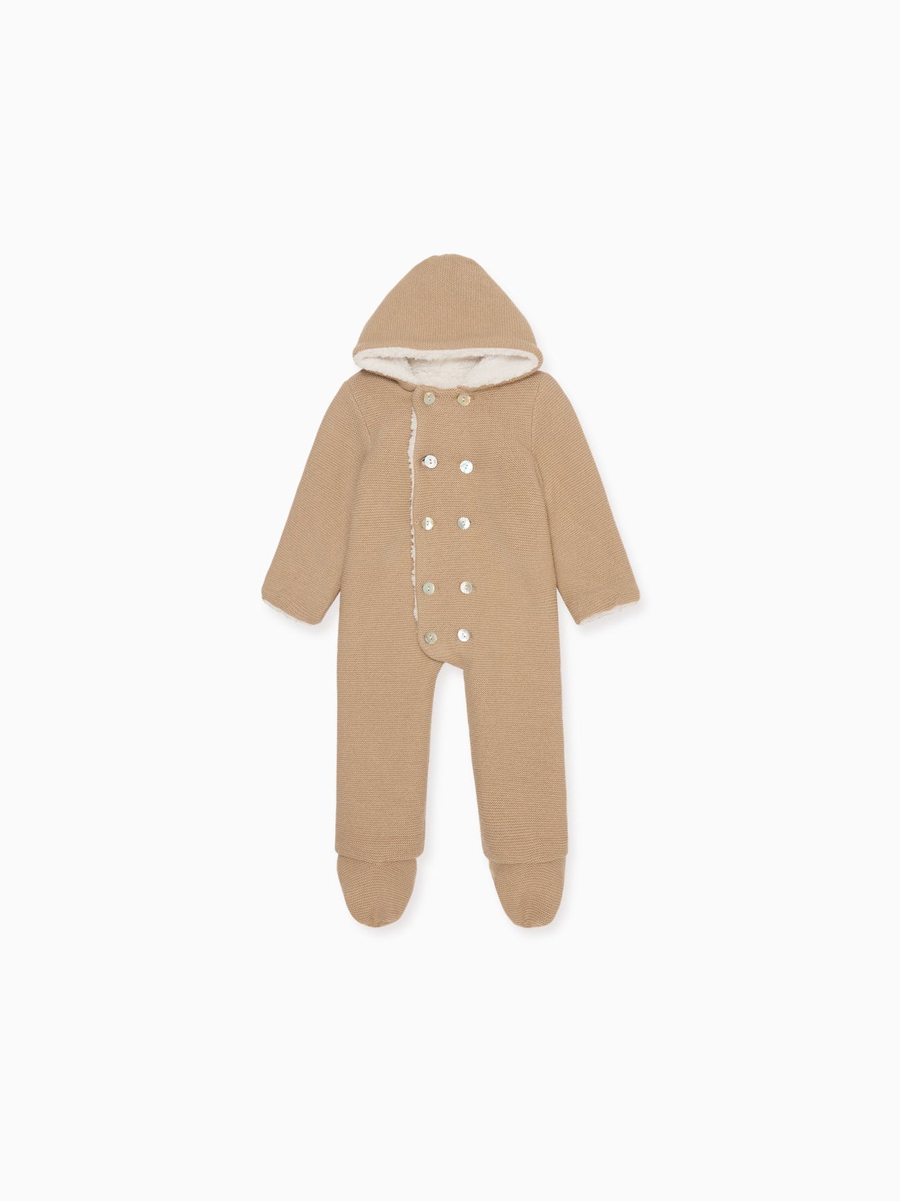 Camel Alejo Merino Baby Snowsuit