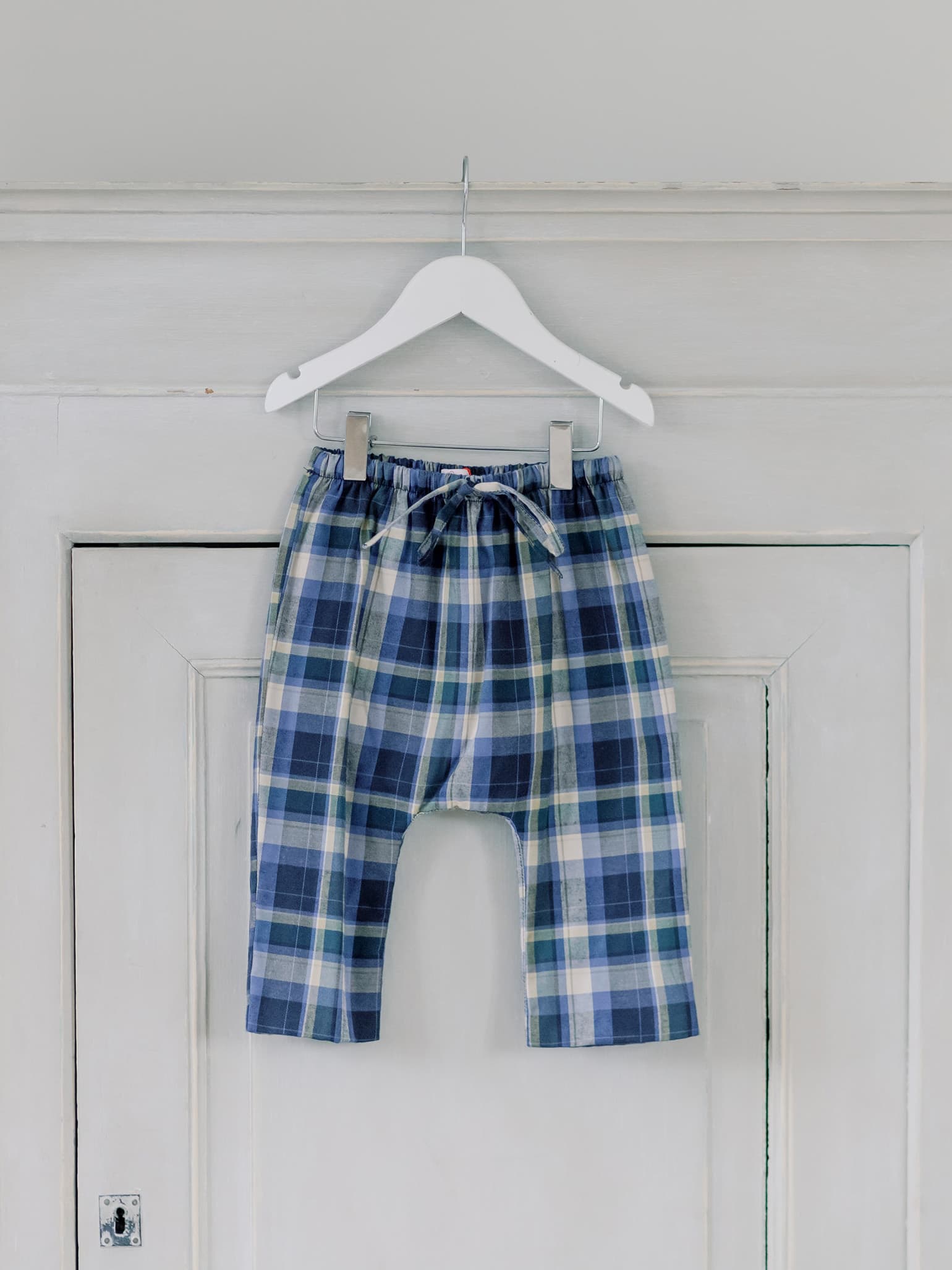 Blue Check Alex Baby Trousers