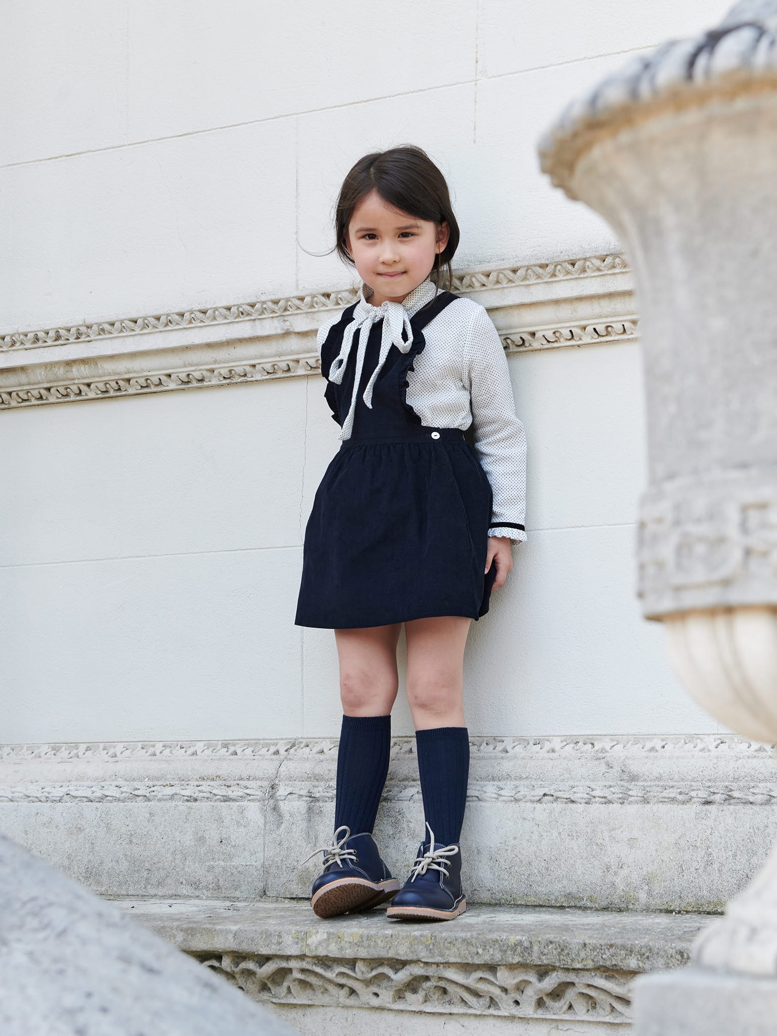 Navy Alexa Girl Skirt