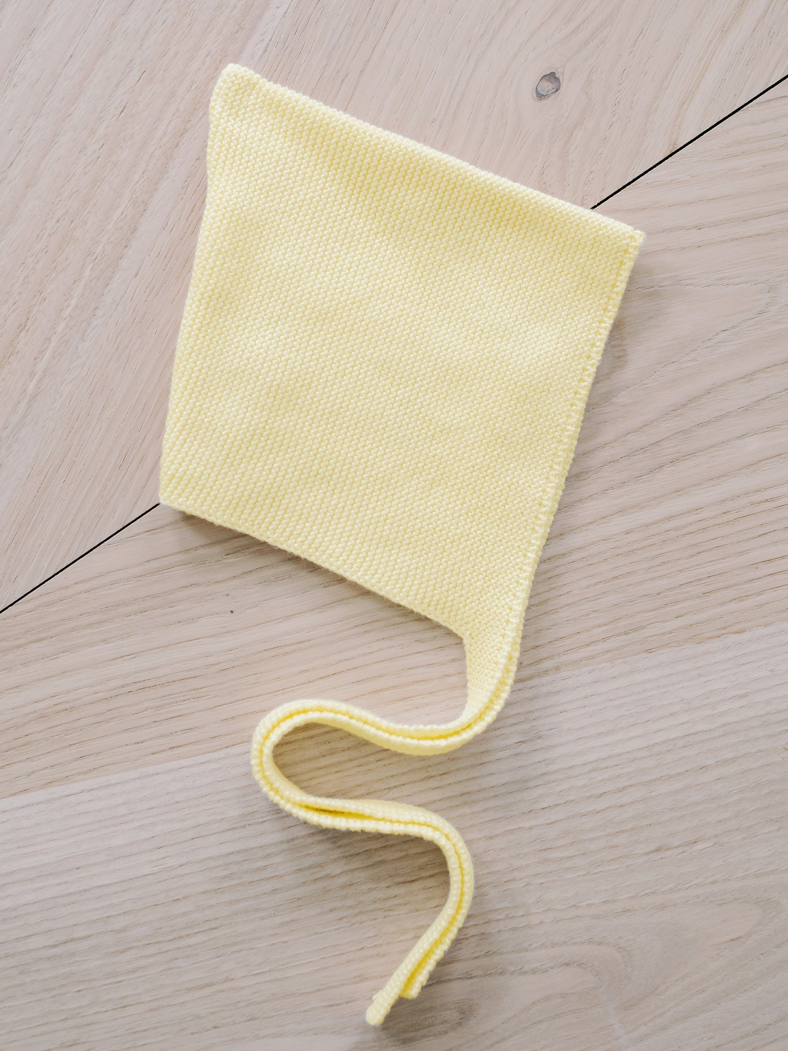 Lemon Alma Cotton Baby Knitted Bonnet