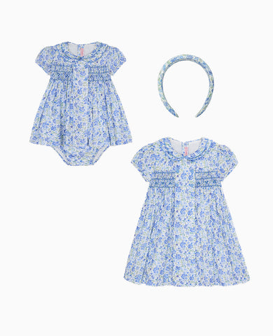 Arcadia Dress, Baby Set & Headband Outfit Bundle