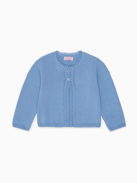 Light blue shop cotton cardigan