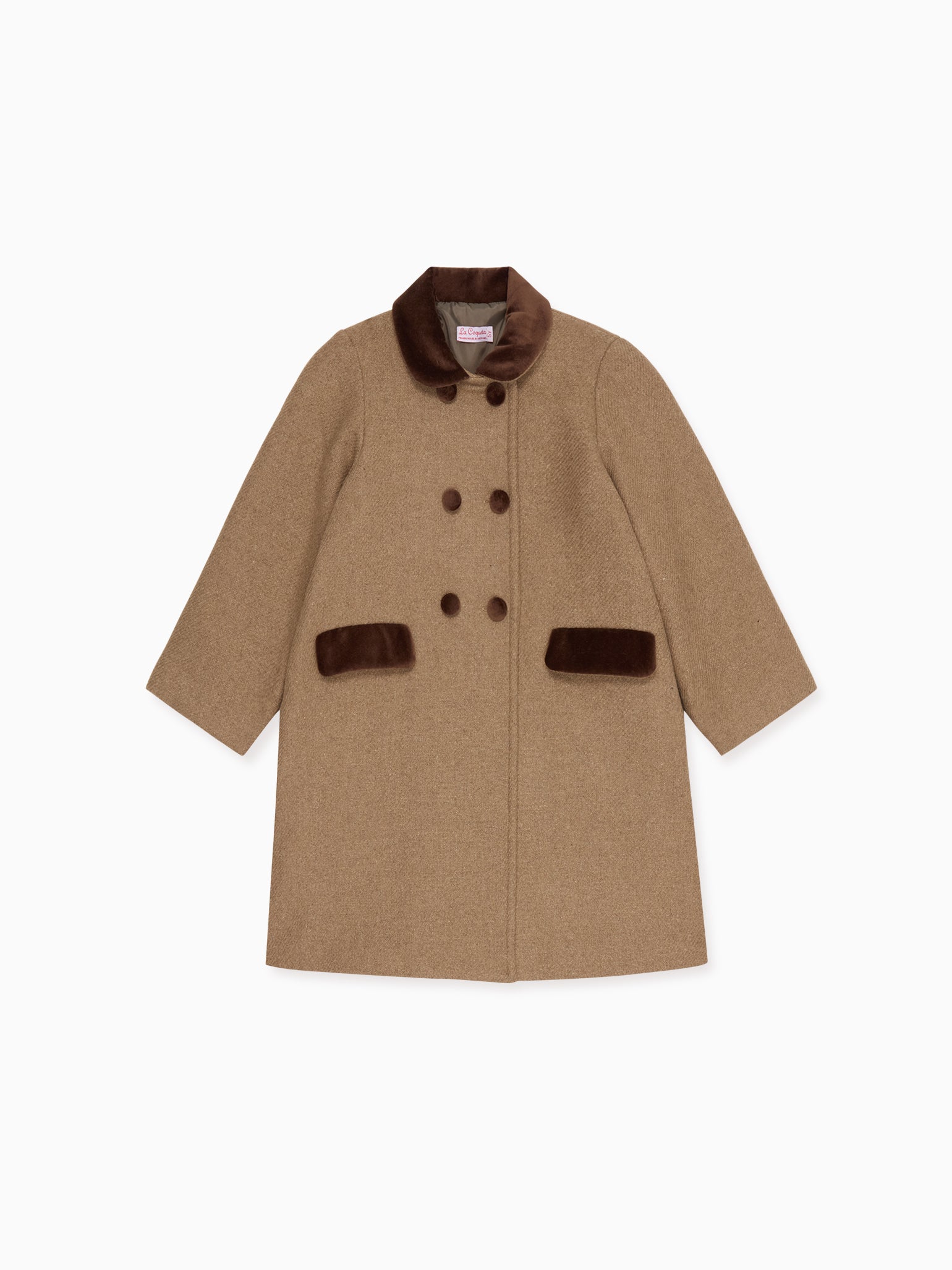 Taupe Arrieta Girl Coat