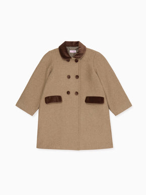 Taupe Arrieta Girl Coat