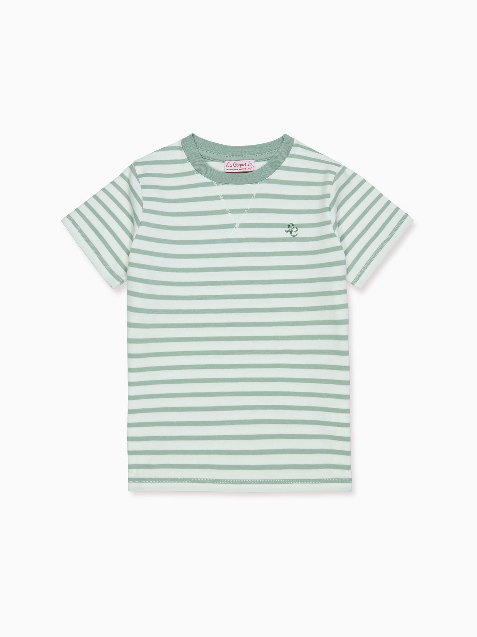 Green Stripe Arturo Kids T-Shirt