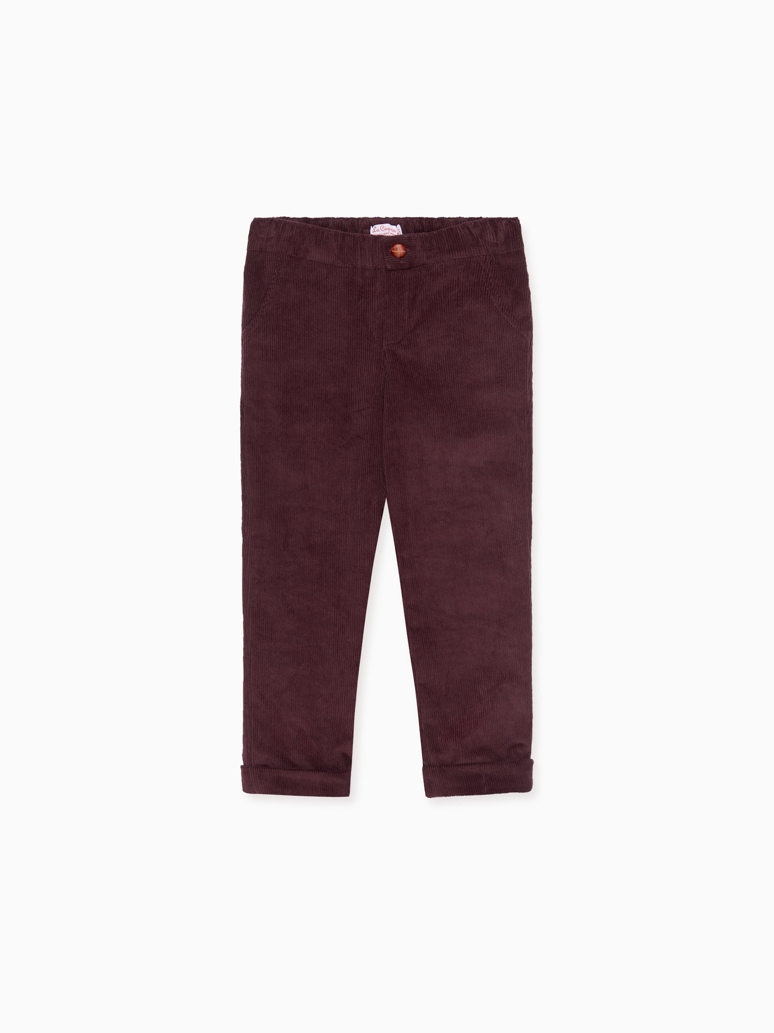 Burgundy Benito Boy Trousers