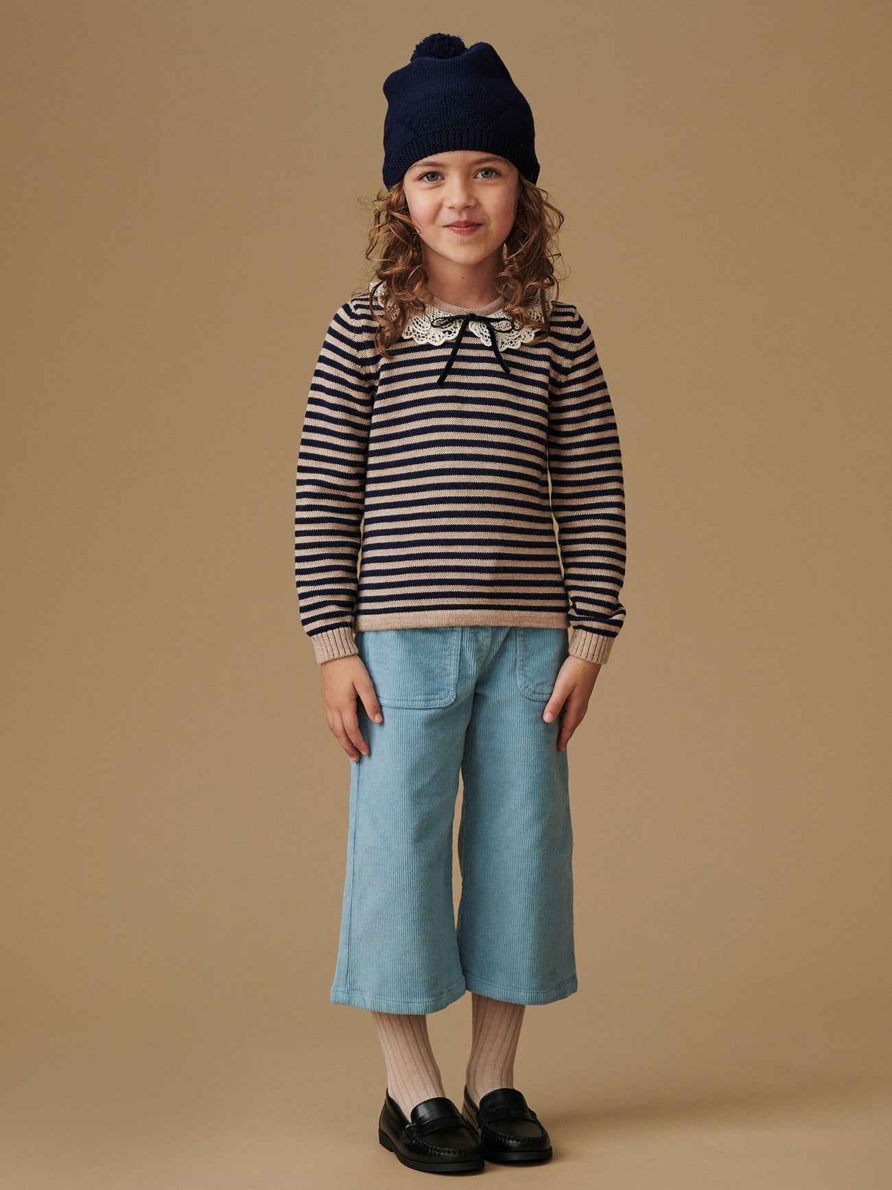 Light Blue Alma Girl Trousers