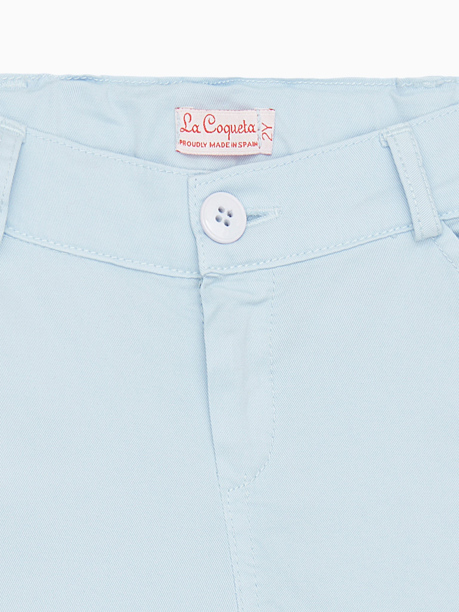 Light Blue Bocusi Boy Chino Shorts