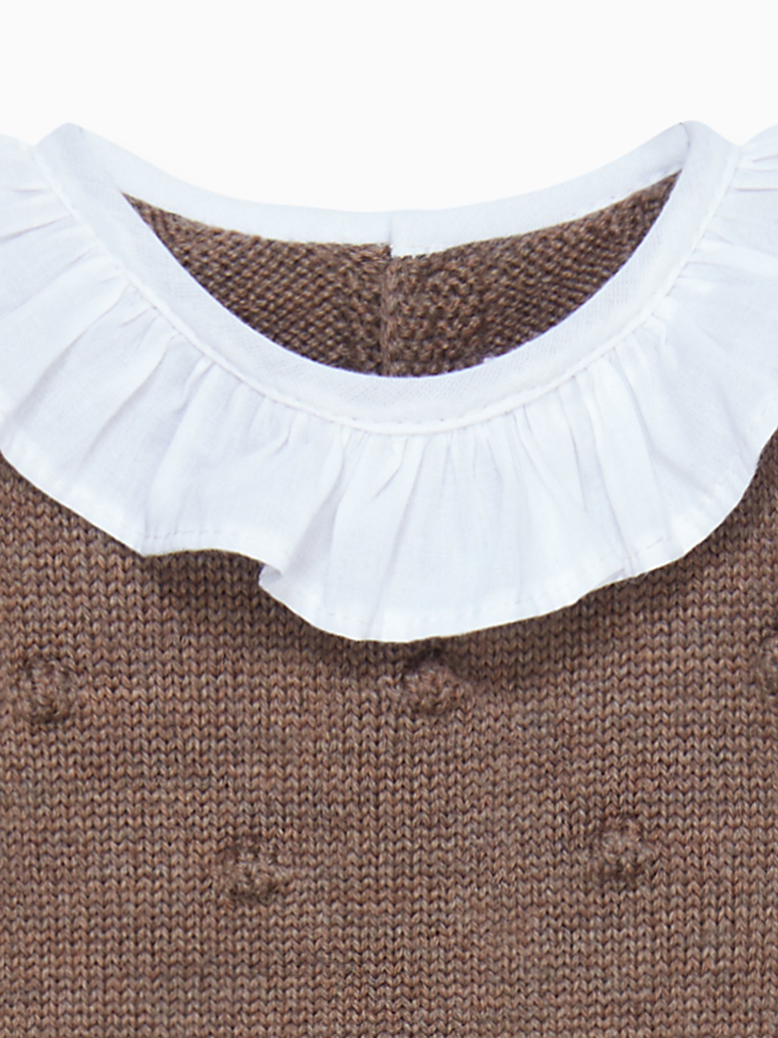 Brown Bolivia Merino Baby Romper