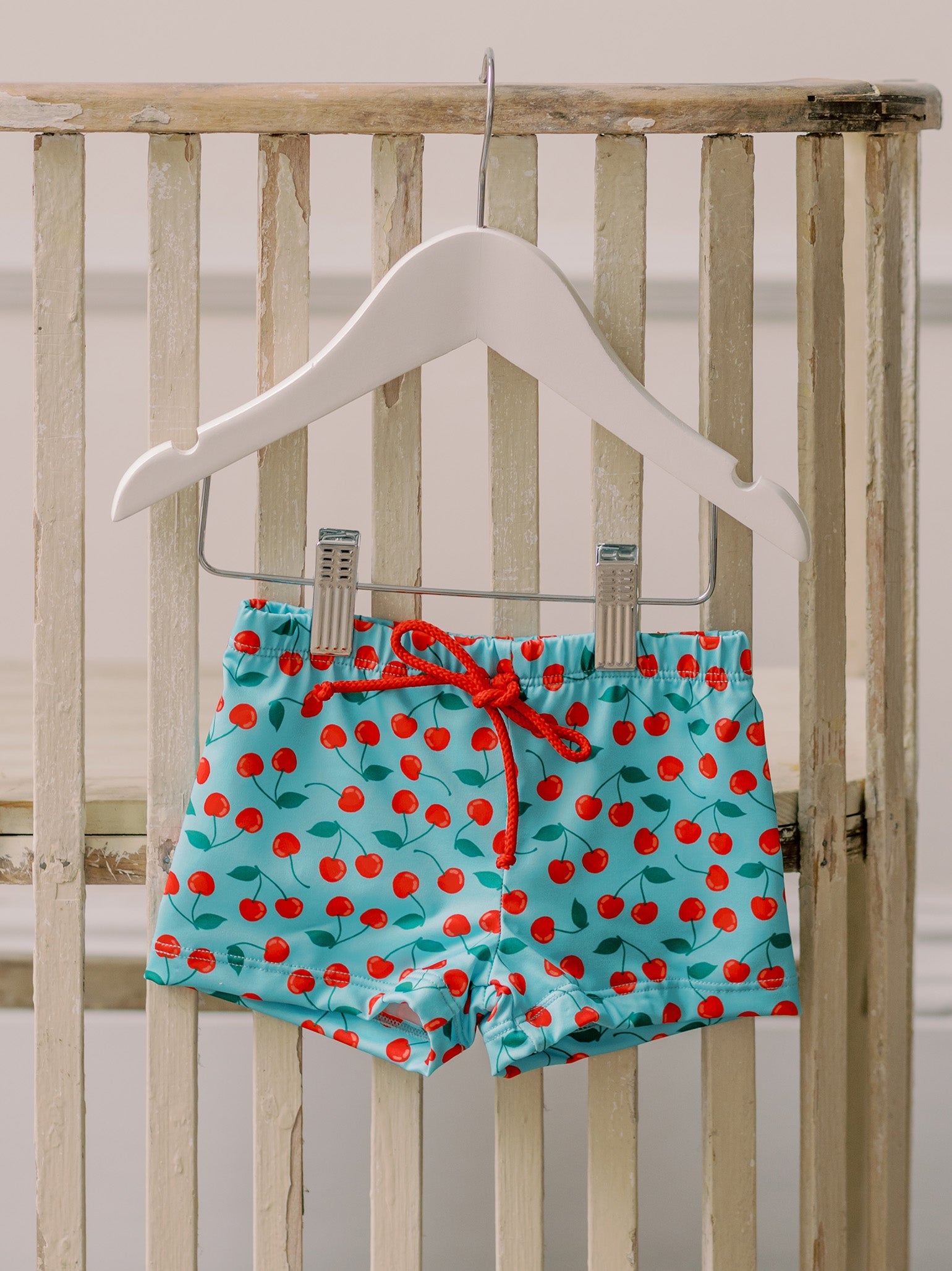 Red Cherry Bravo Baby Boy Swim Shorts