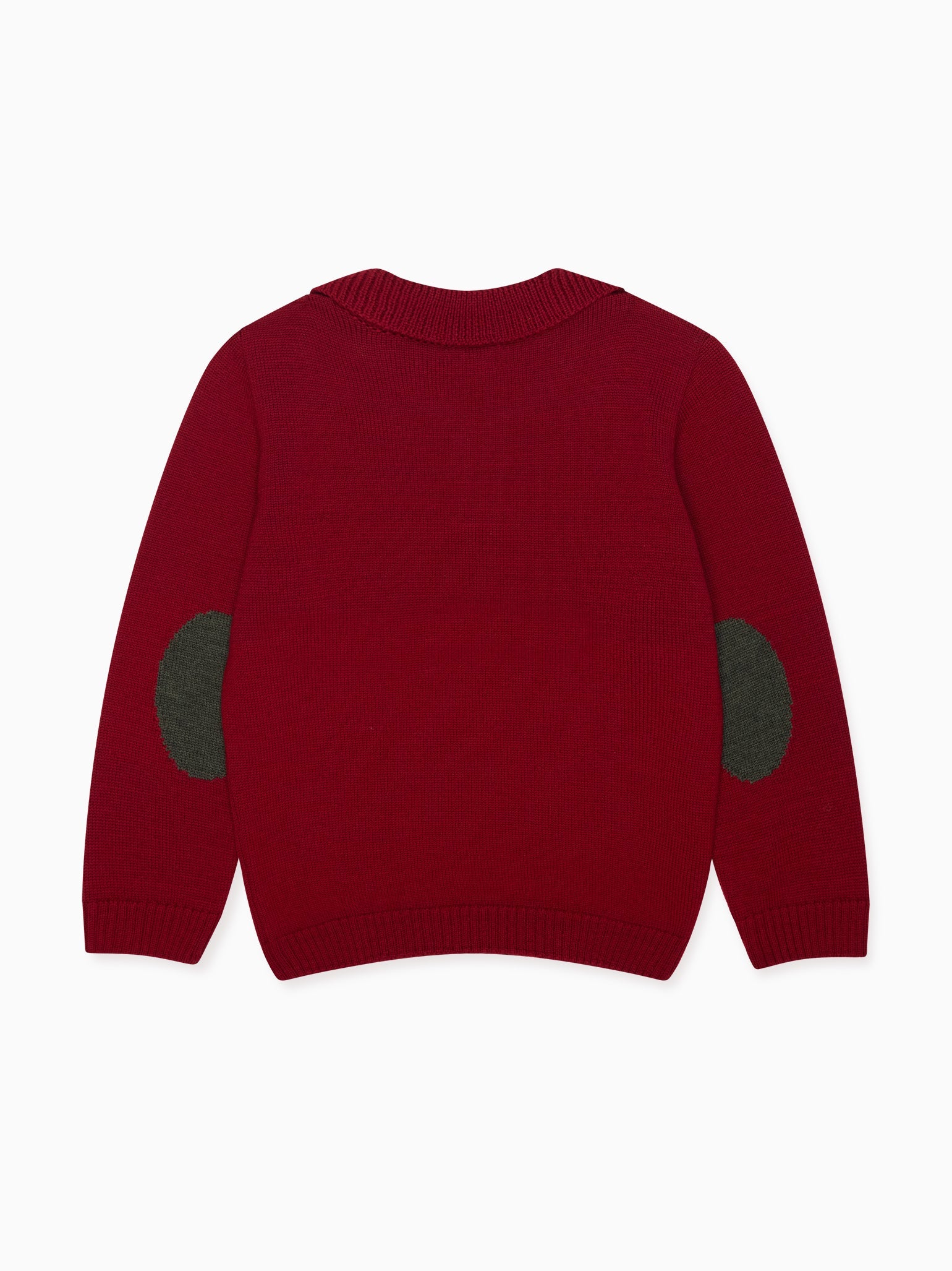 Burgundy Brio Merino Boy Jumper