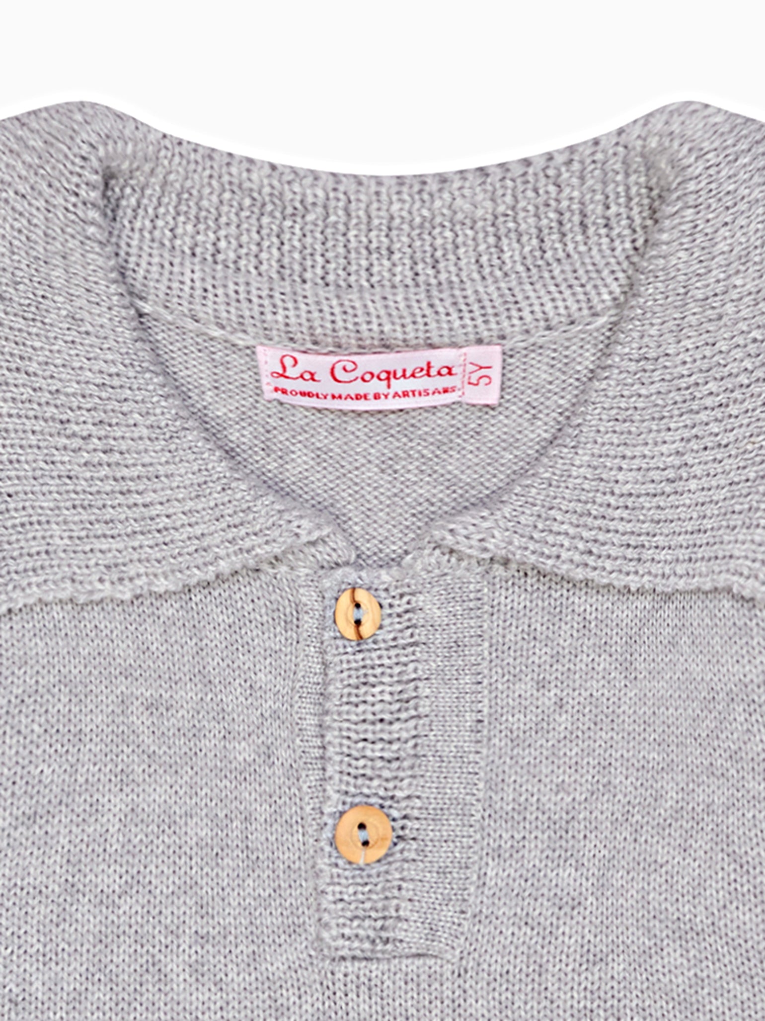 Grey Brio Merino Boy Jumper