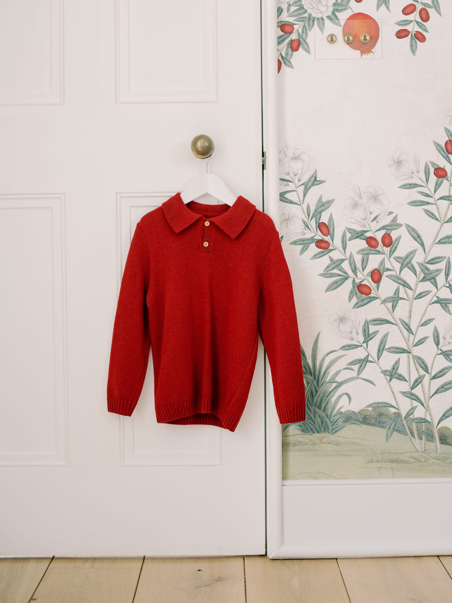 Burgundy Brio Merino Boy Jumper