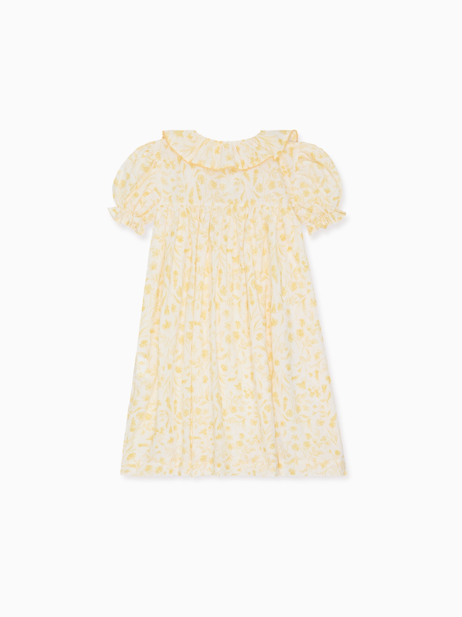 Yellow Floral Cilla Girl Nightgown