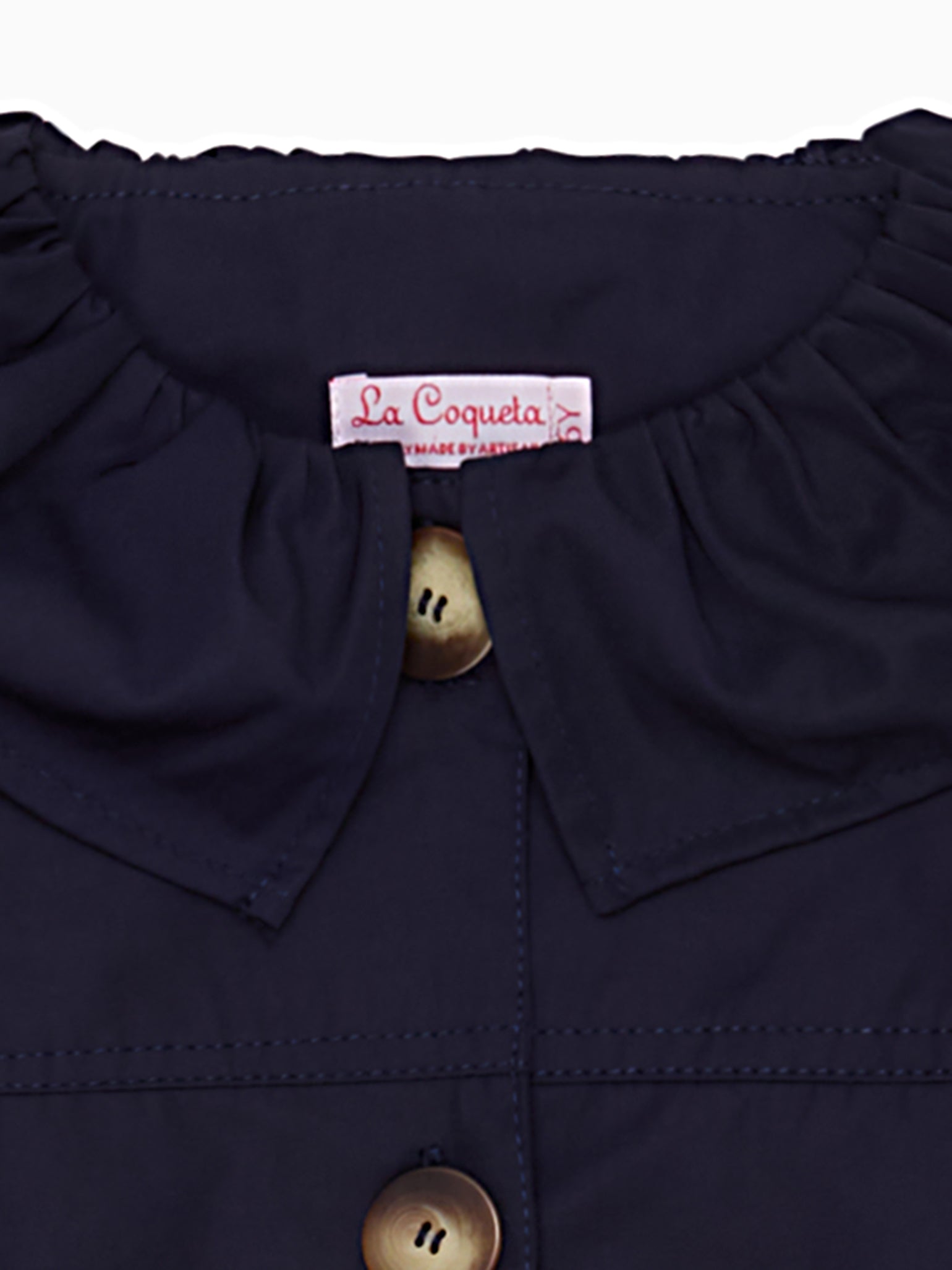 Navy Celestina Girl Coat