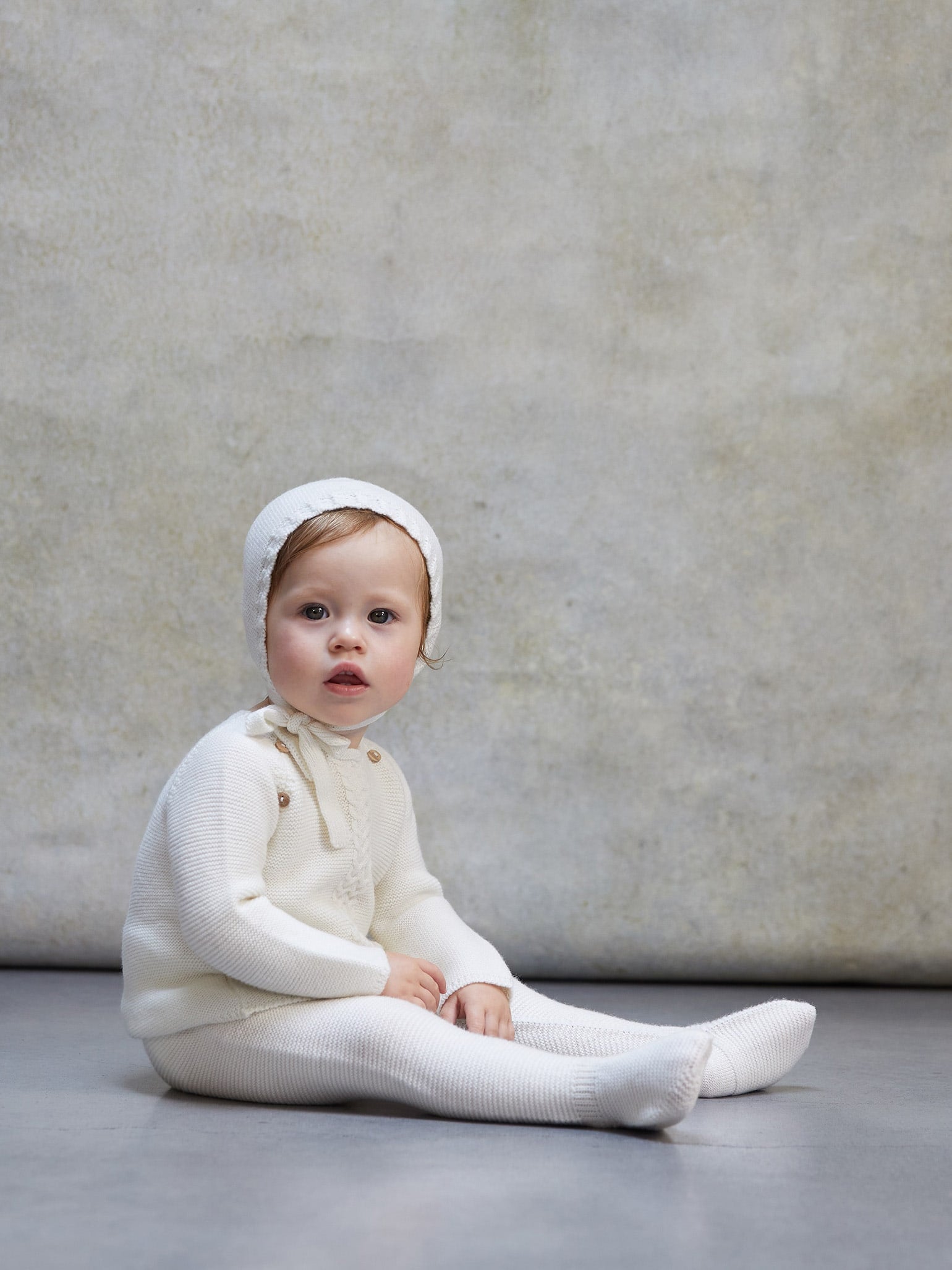 Ivory Ciro Merino Baby Set