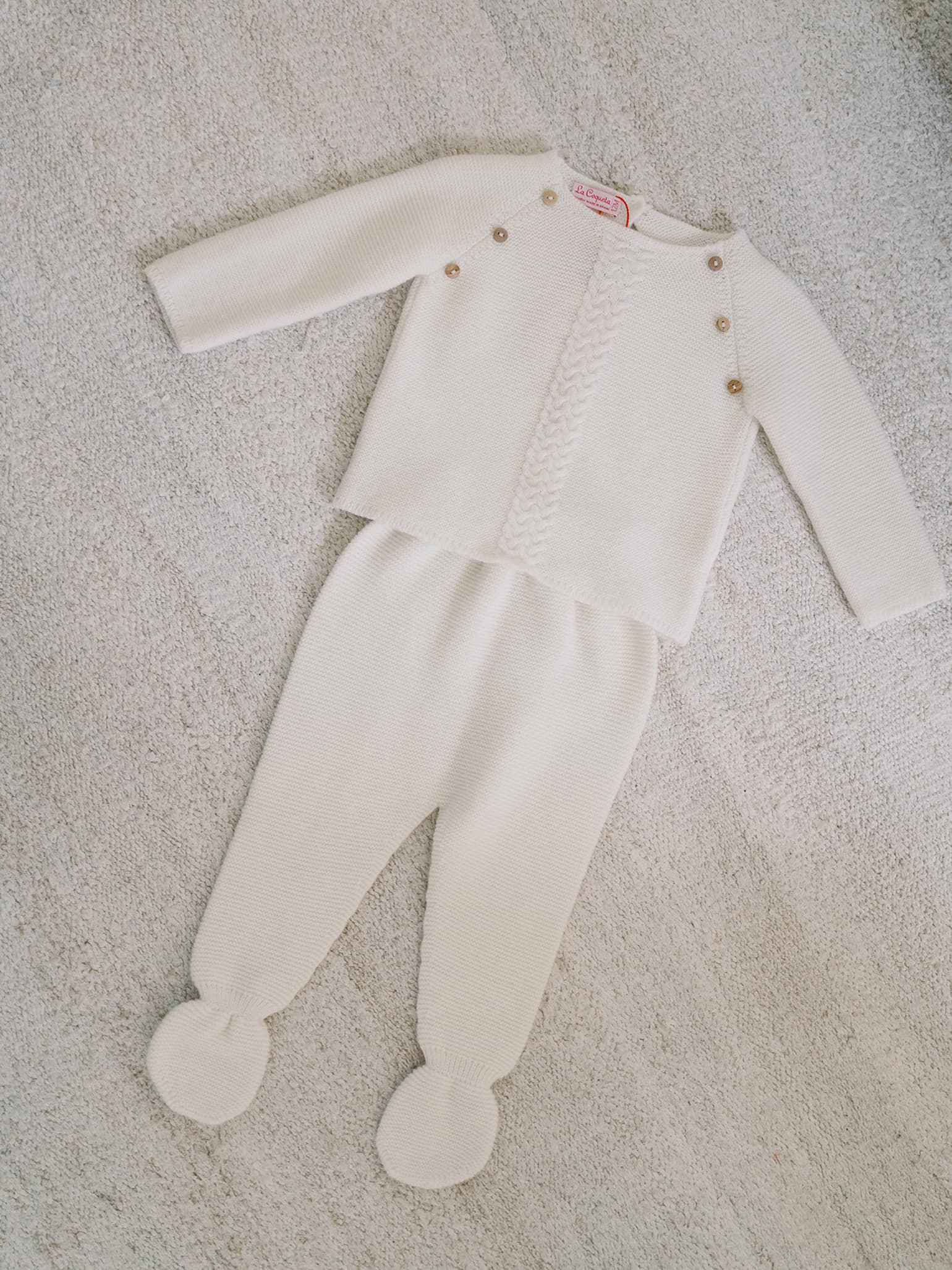 Ivory Ciro Merino Baby Set