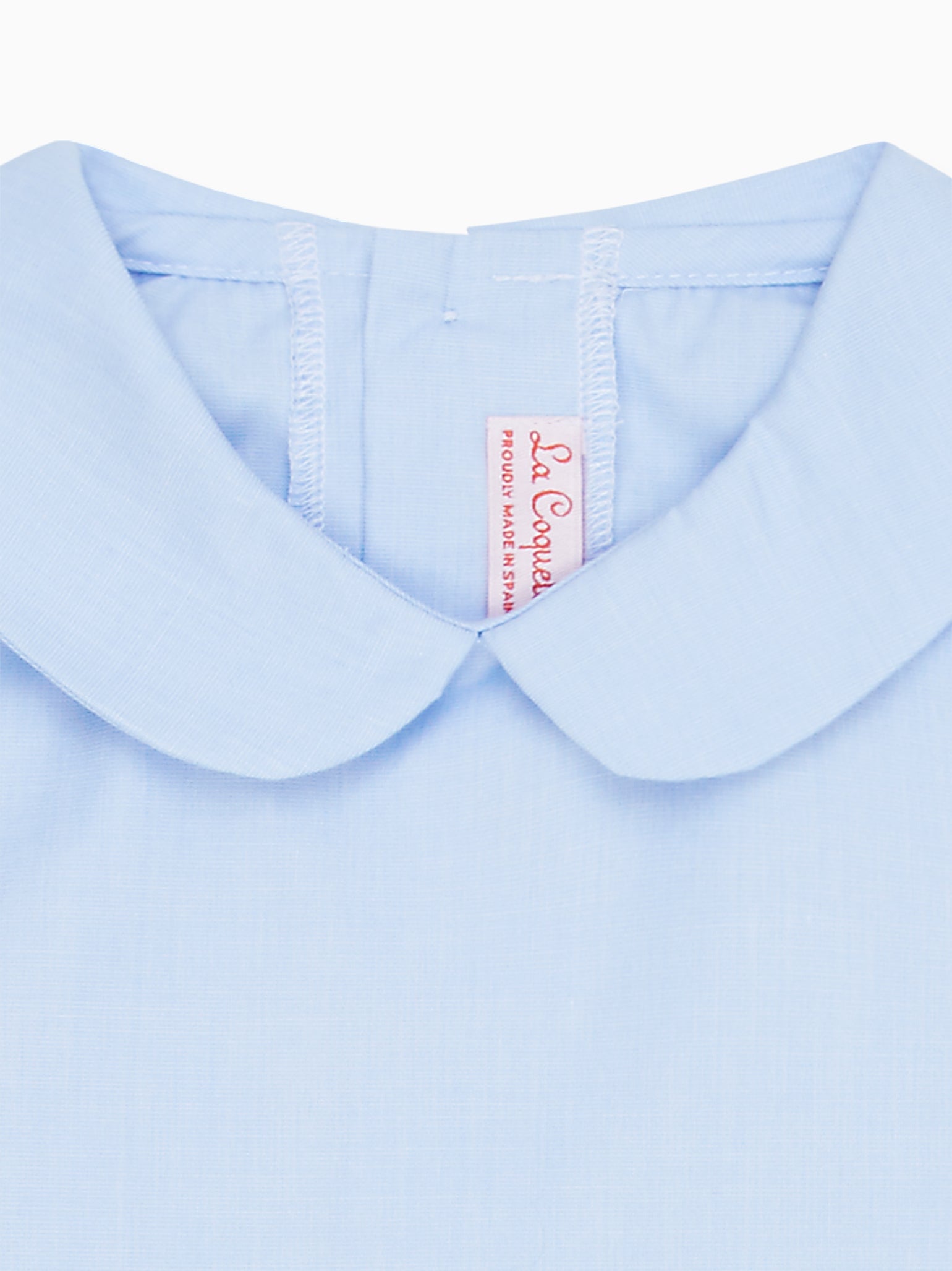 Light Blue Clio Long Sleeve Baby Shirt