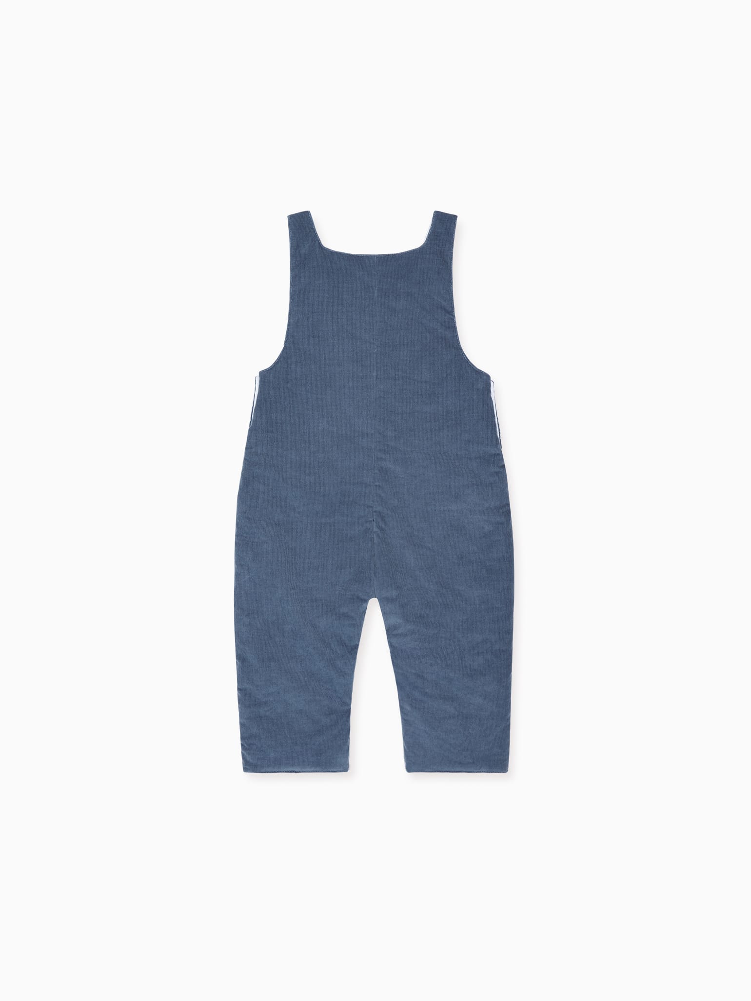 Dusty Blue Coroza Baby Dungarees