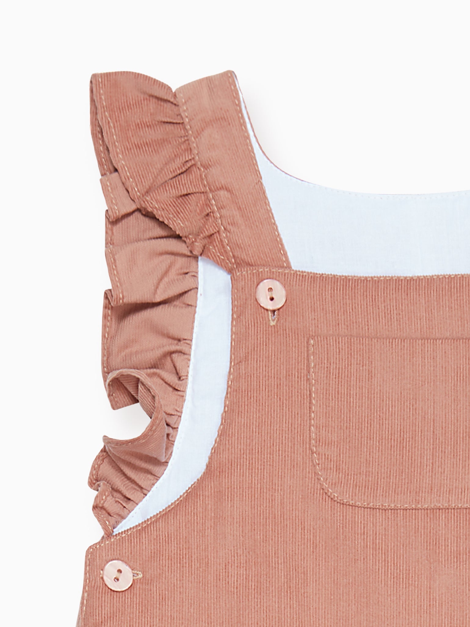 Pink Delphina Baby Girl Dungarees