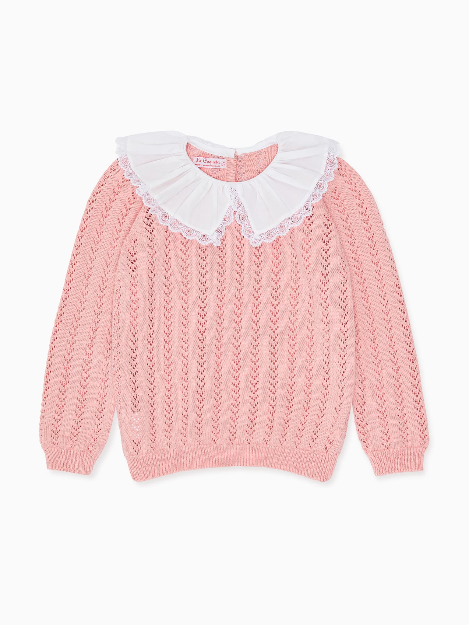 Pink Duena Cotton Girl Jumper