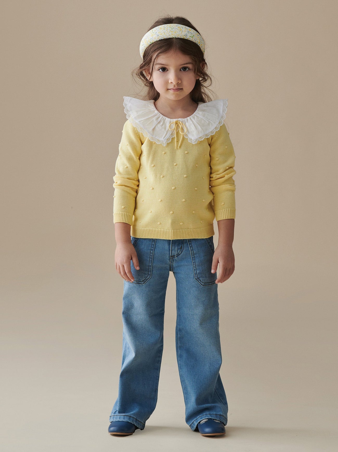 Lemon Duena Cotton Girl Jumper