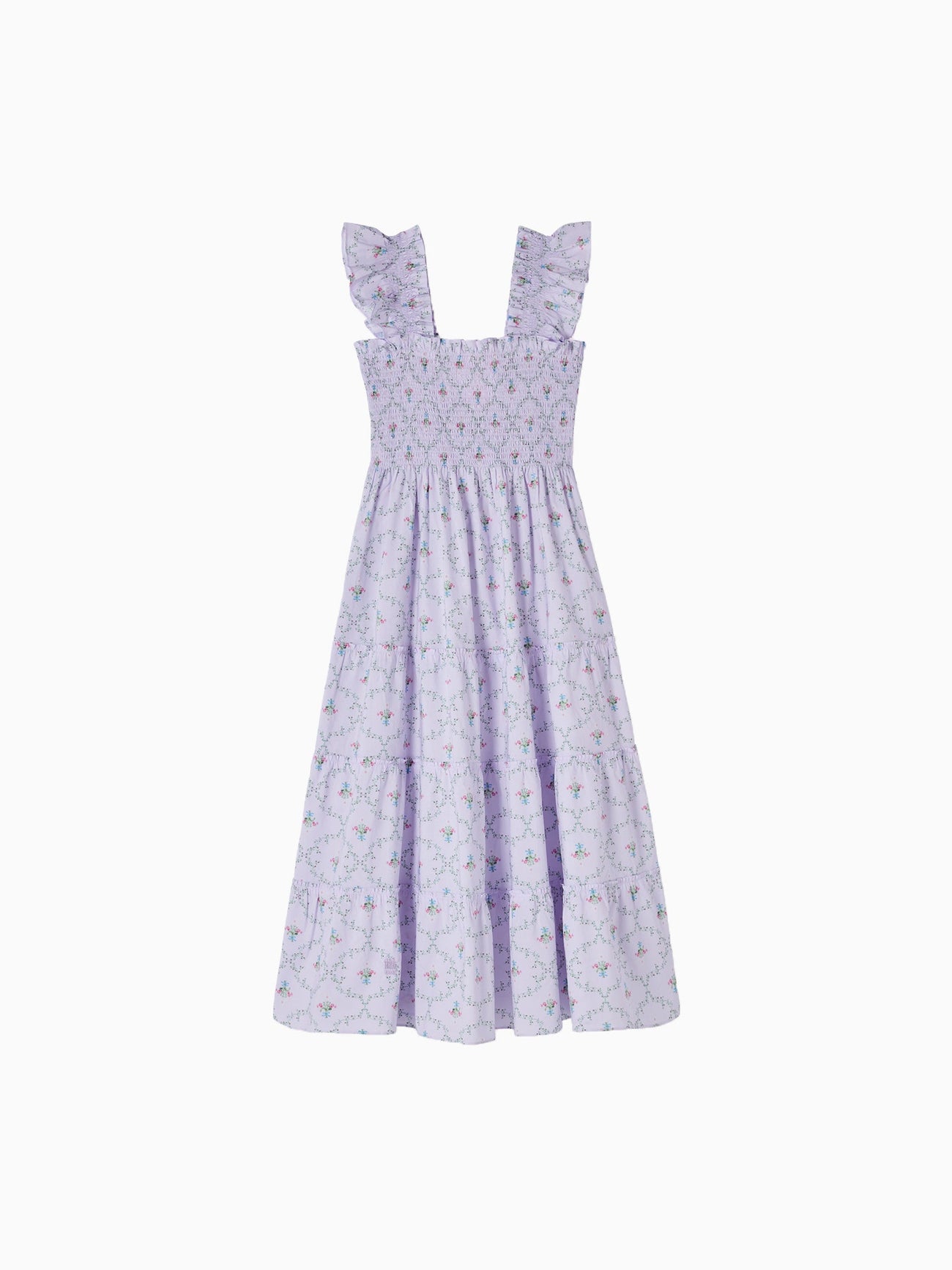 Hill House Home X La Coqueta Lilac Trellis Ellie Nap Dress