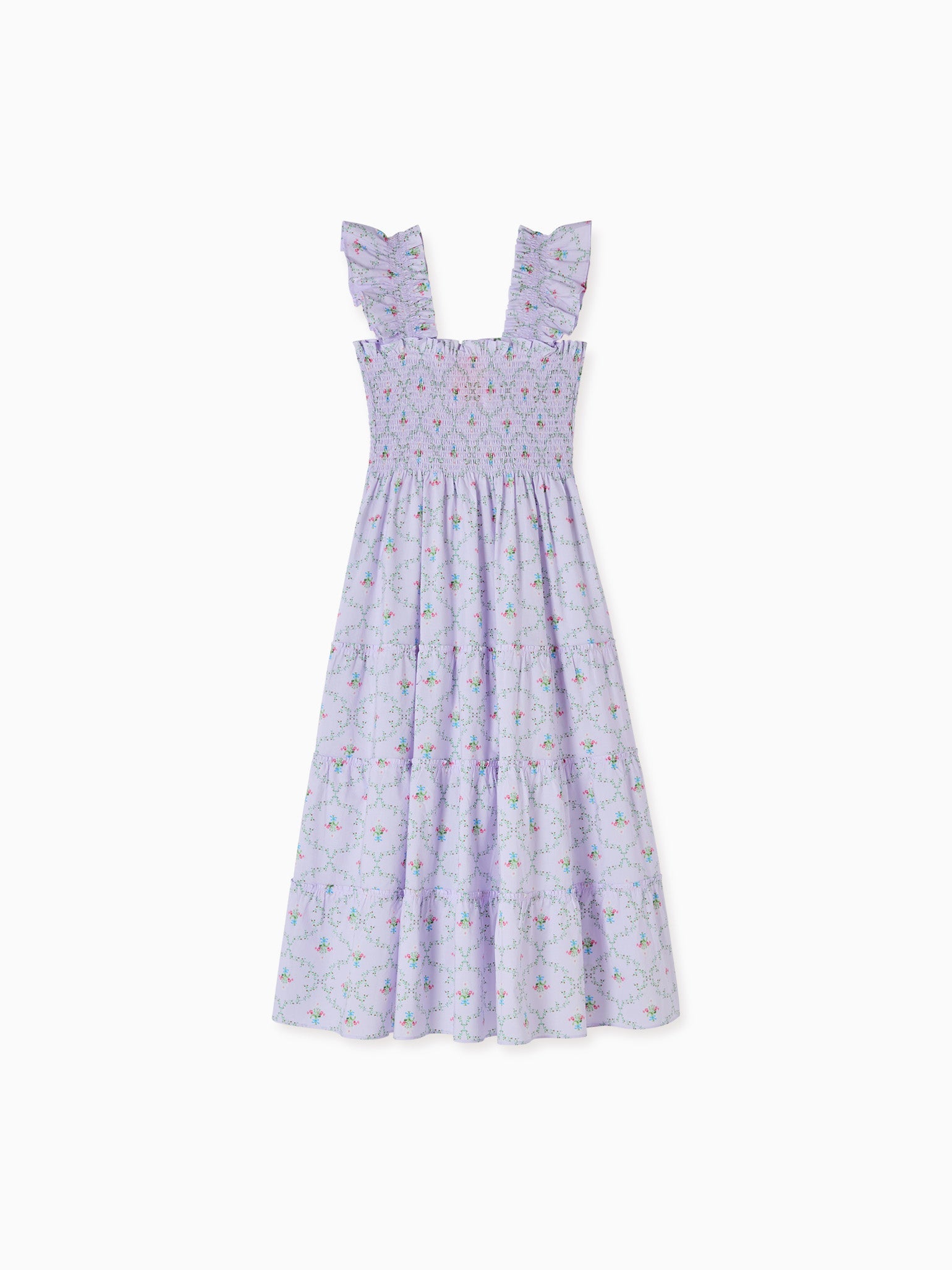 Hill House Home X La Coqueta Lilac Trellis Ellie Nap Dress