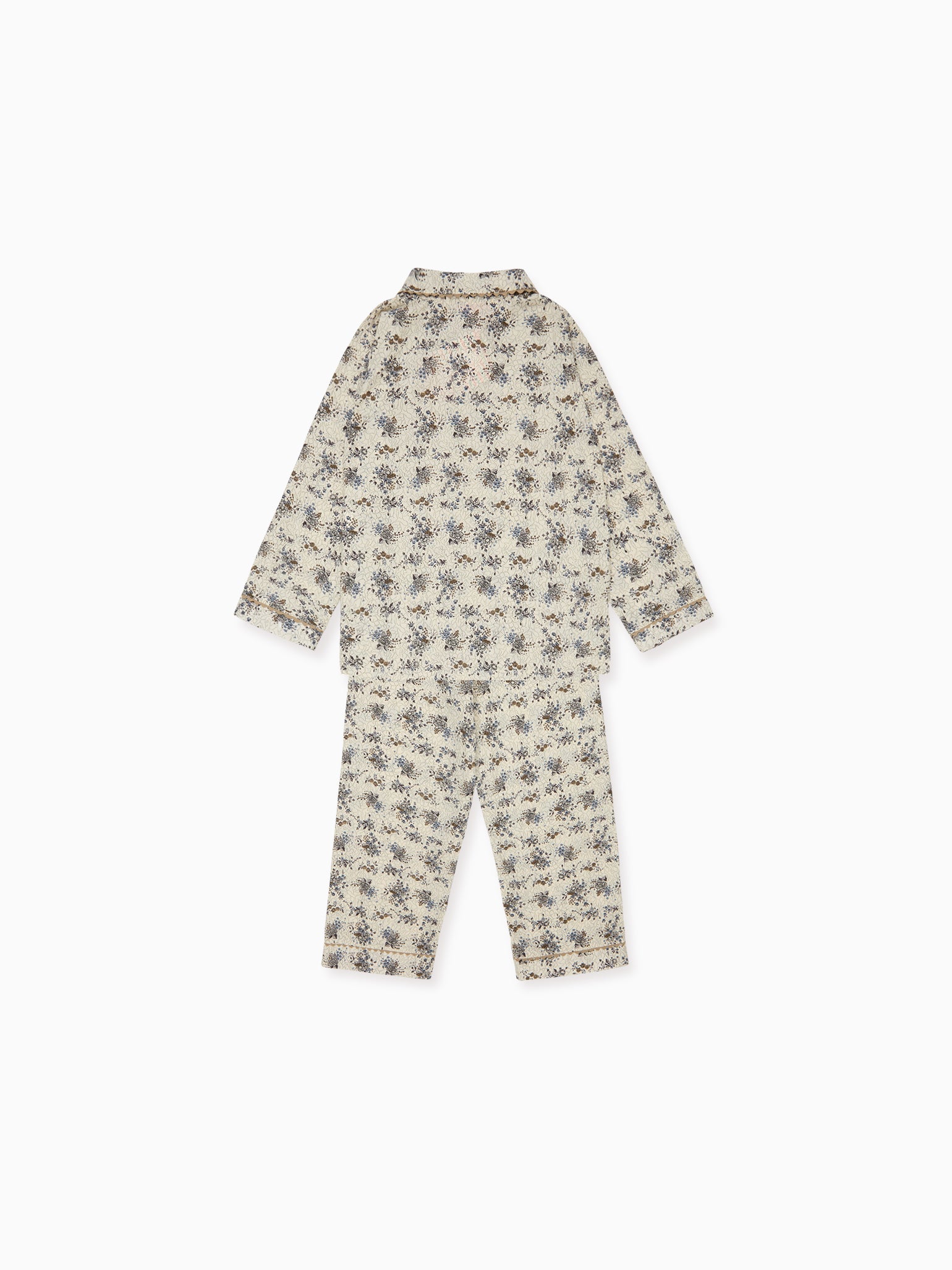 Ivory Floral Elena Girl Pyjamas