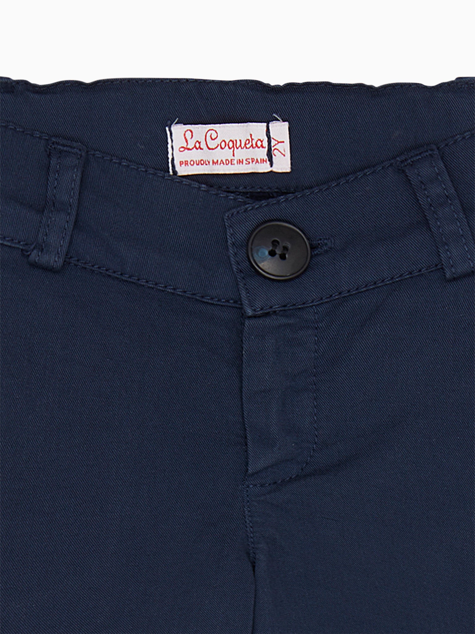 Navy Elio Boy Chinos