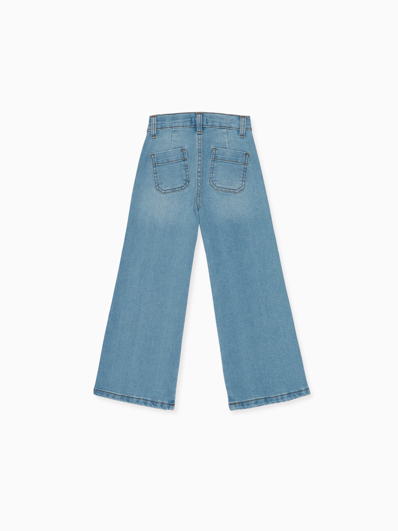 Blue Enola Girl Wide Leg Jeans