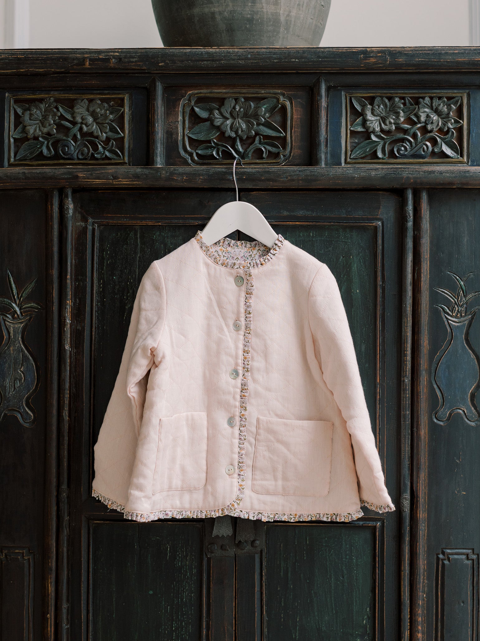 Dusty Pink Esther Girl Jacket