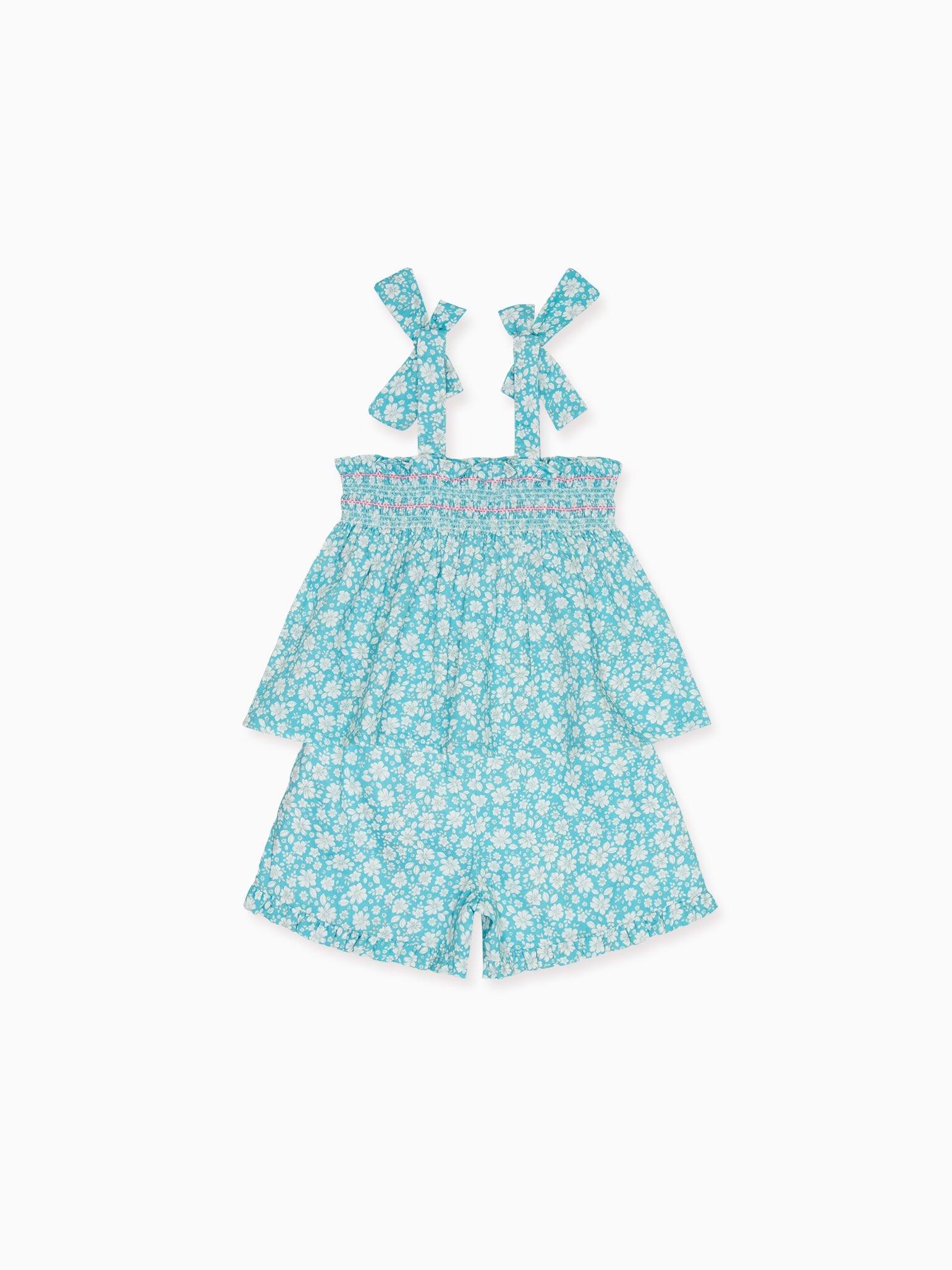 Aqua Floral Felicity Girl Set