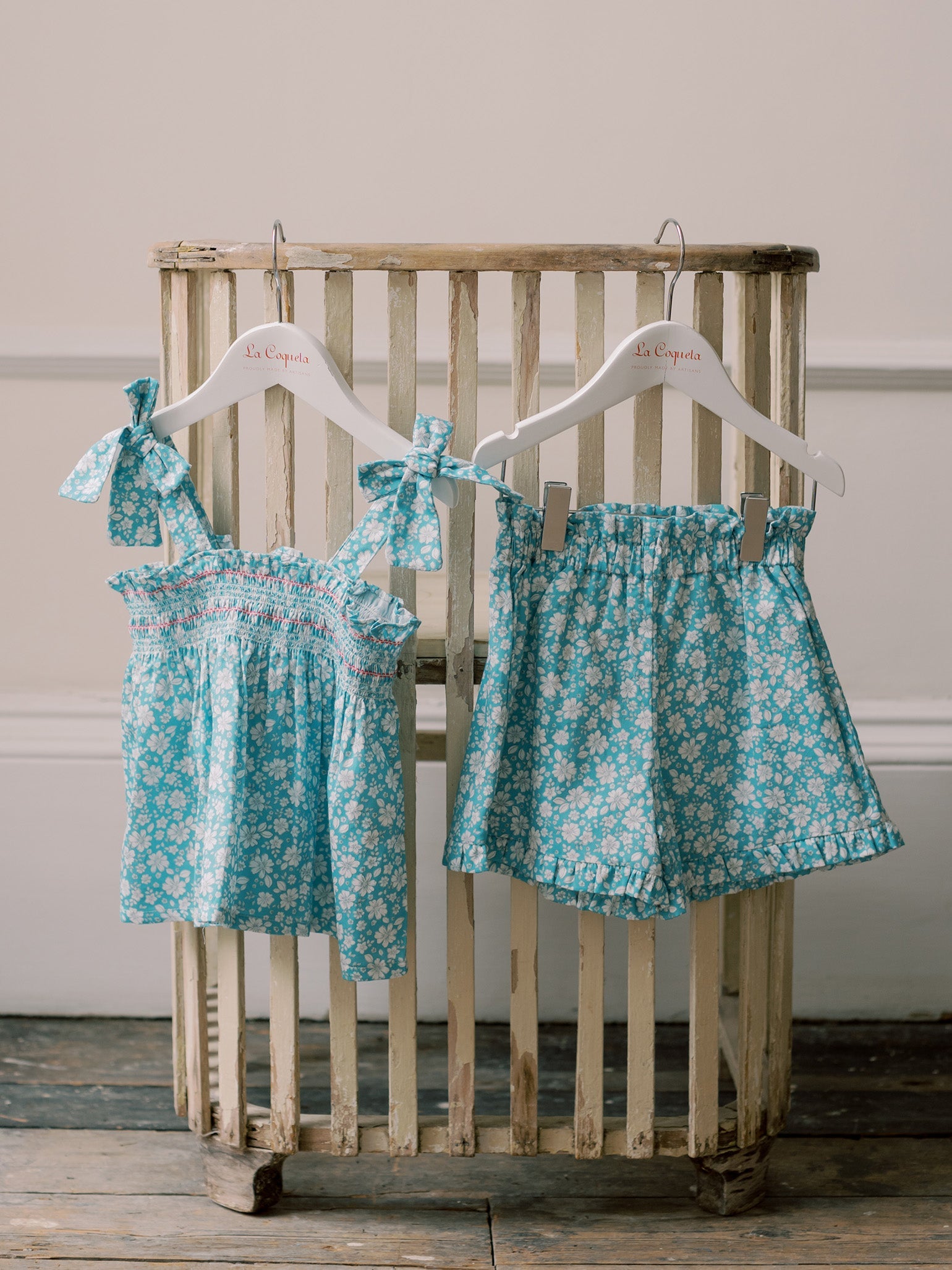 Aqua Floral Felicity Girl Set