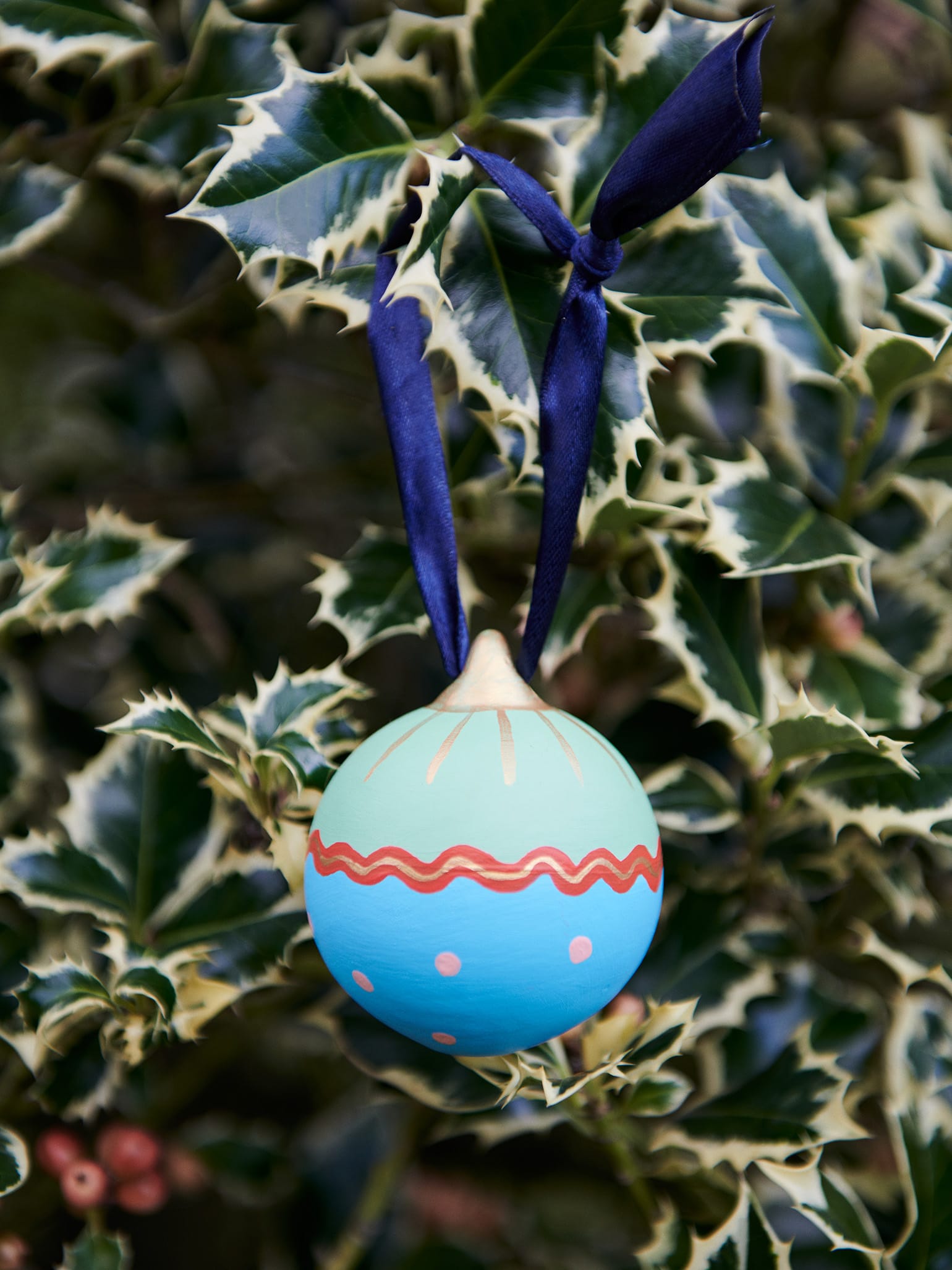 Sage Christmas Bauble