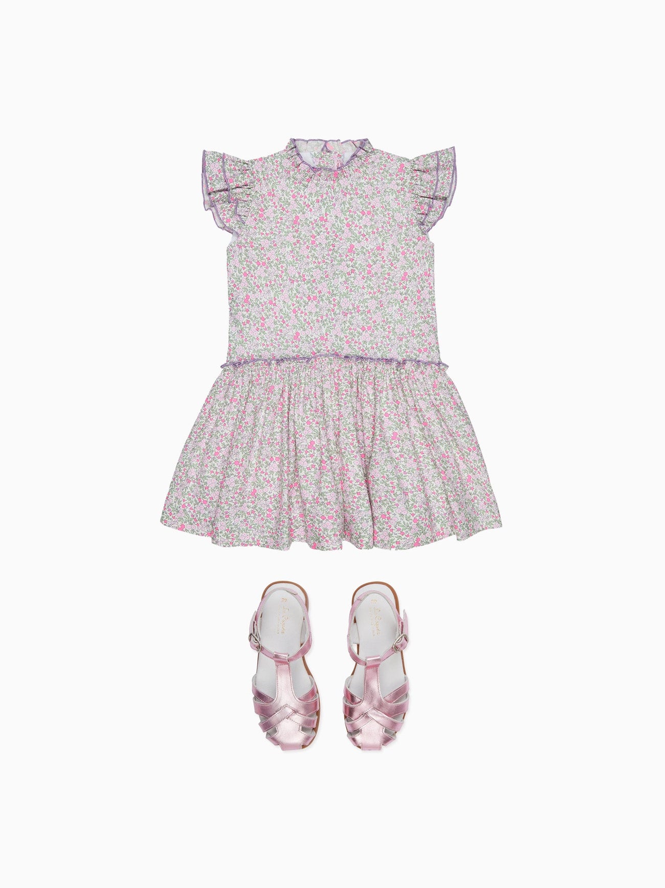 Filomela Dress & Sofia Sandals Girl Outfit Bundle