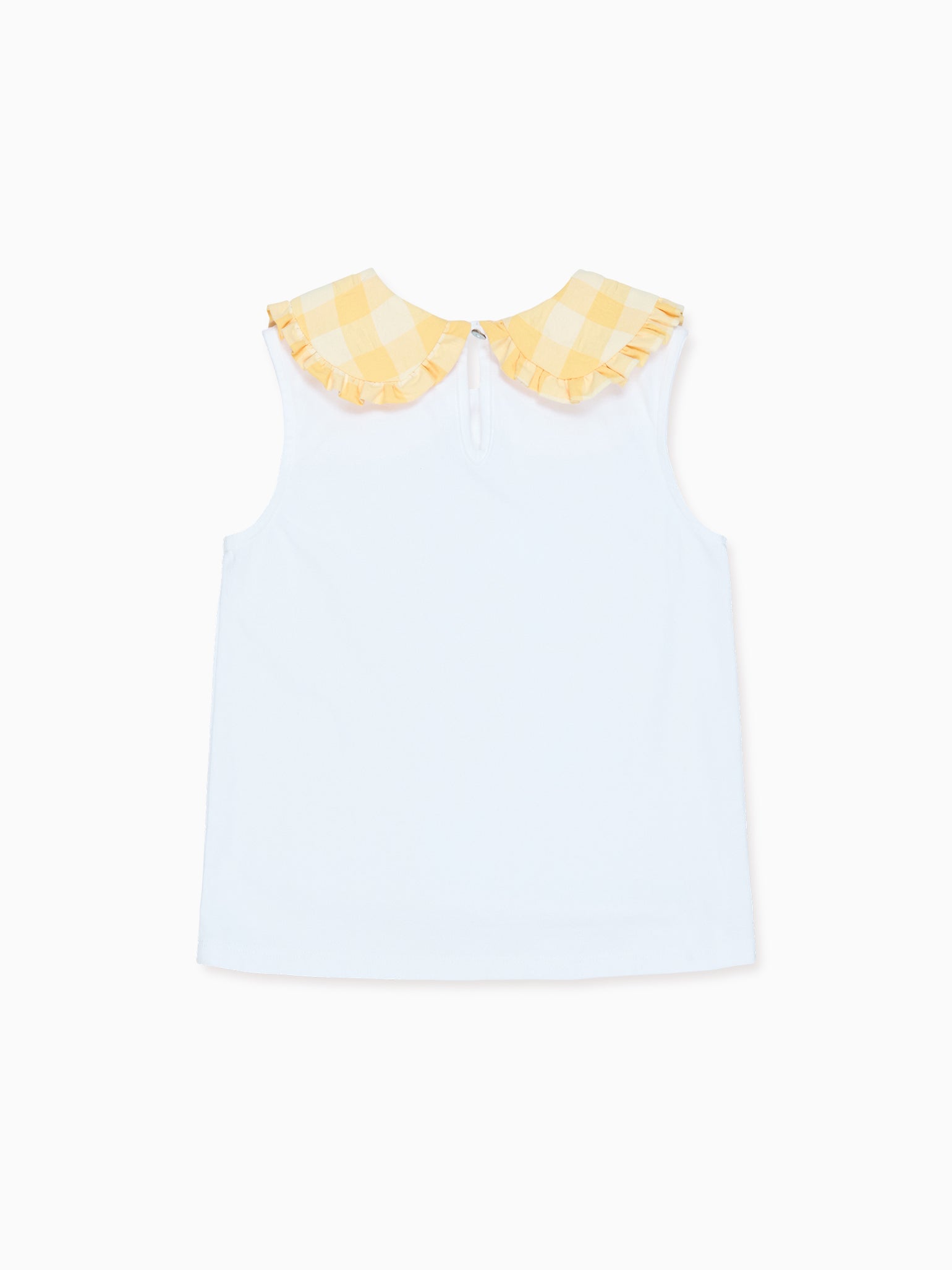 Yellow Gingham Florentina Girl Top