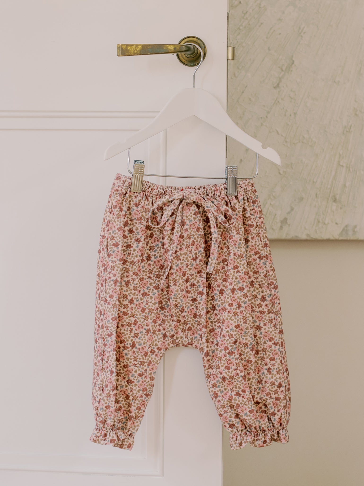 Pink Floral Forna Baby Girl Trousers