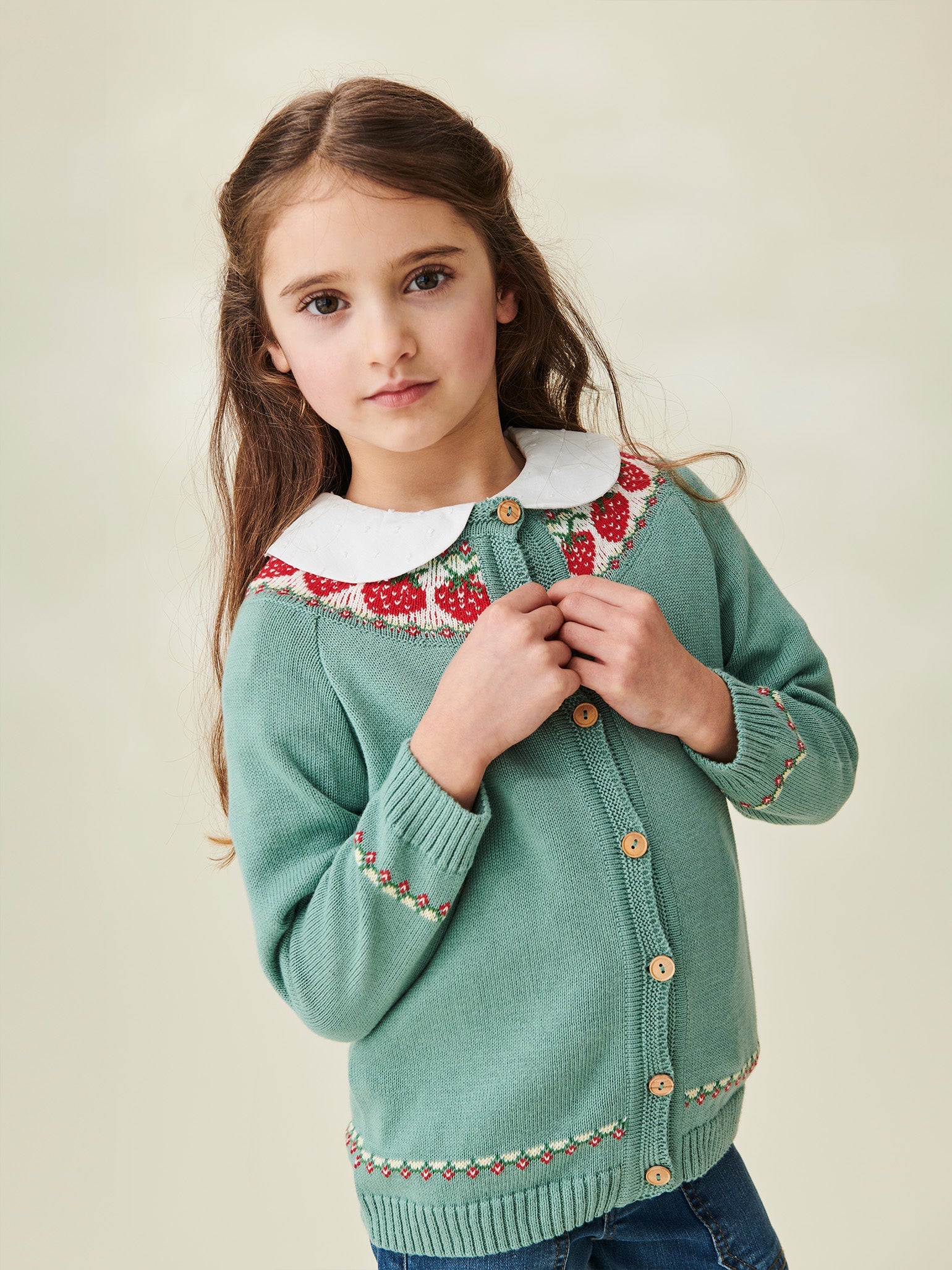 Girls 2025 cotton sweater