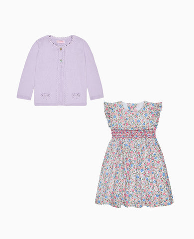 Frida Dress & Arcona Cardigan Girl Outfit Bundle