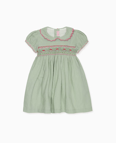 Sage Gisella Girl Hand-Smocked Dress