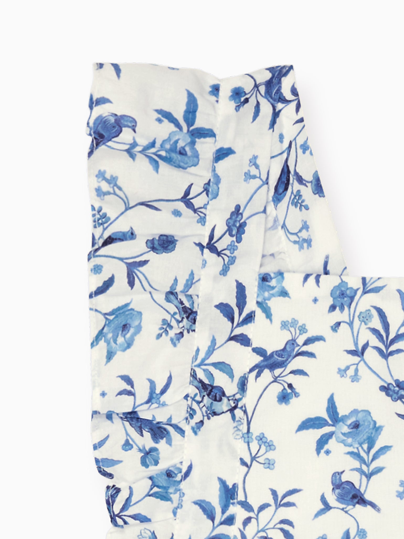 Blue Bird Floral Hebe Girl Pinafore Skirt