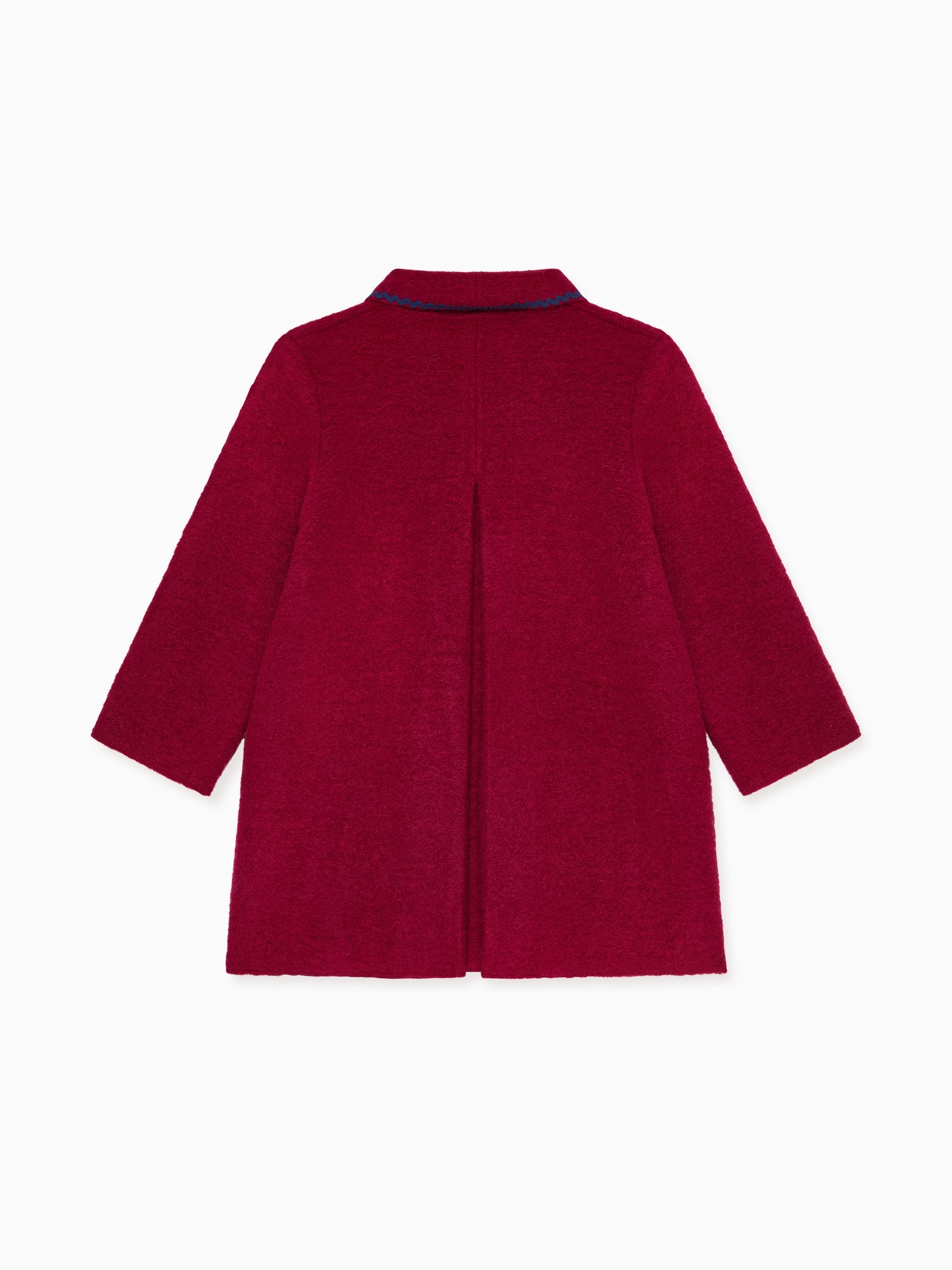 Burgundy Henrietta Girl Coat