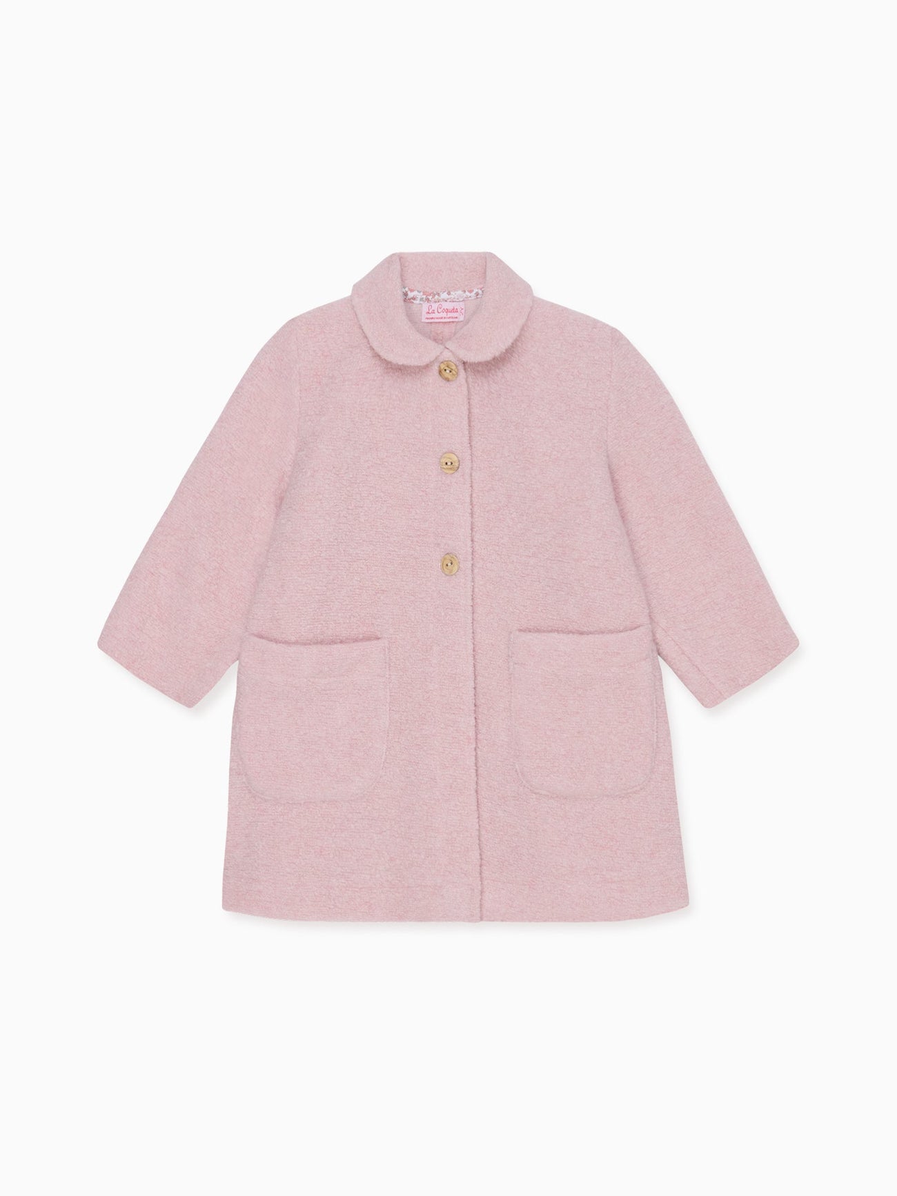 Dusty Pink Henrietta Girl Coat