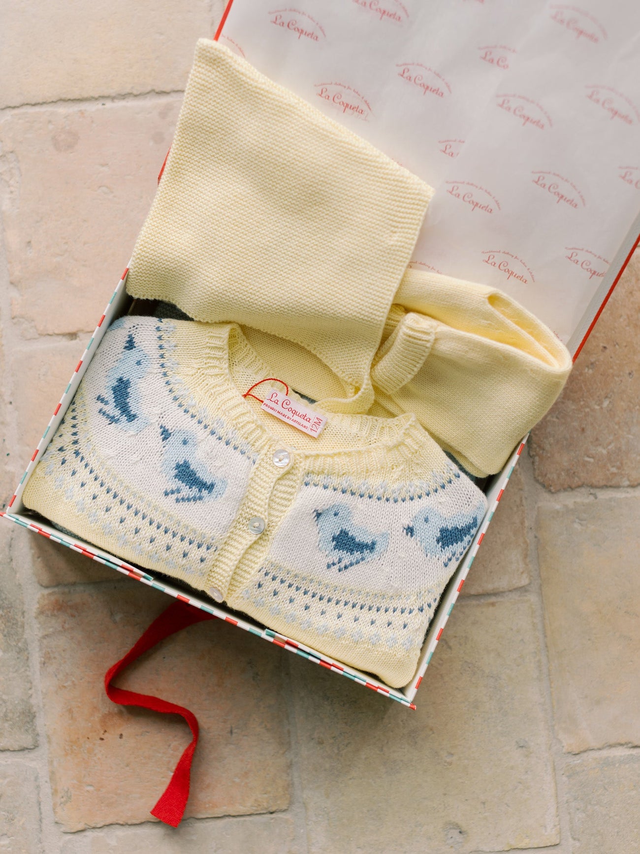 Lemon Isa Cotton Baby Knitted Gift Box Set