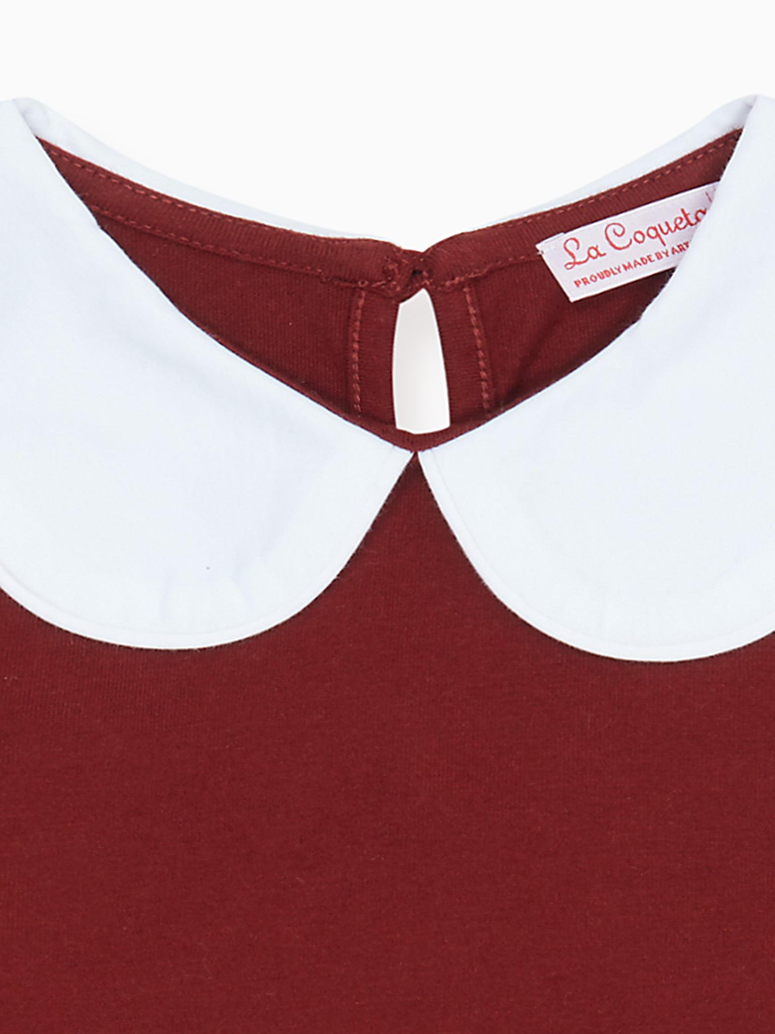 Burgundy Iziar Long Sleeve Girl Top