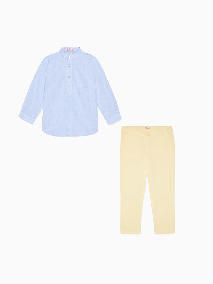 Jazmin Shirt & Elio Chinos Boy Outfit Bundle